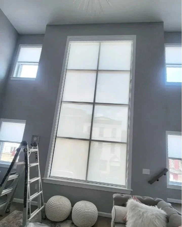 Oversize Cassette Roller Shade Installation 