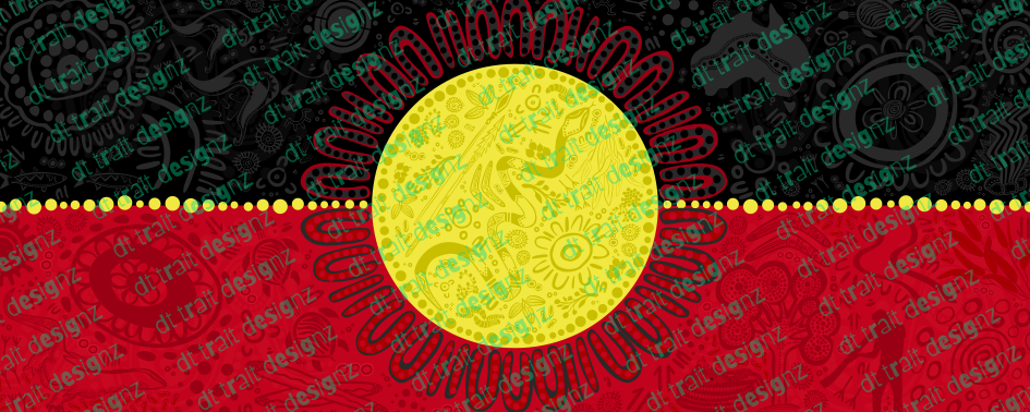 Who Stands Behind The Flag? Australian First Nation; 1 of 3