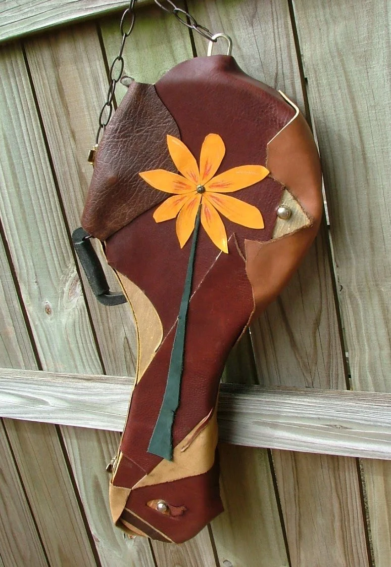 Let It Be | 
Retune Nashville Event, 2010 | 
Leather on recovered mandolin case
- Collector: Mike K, Nashville, TN