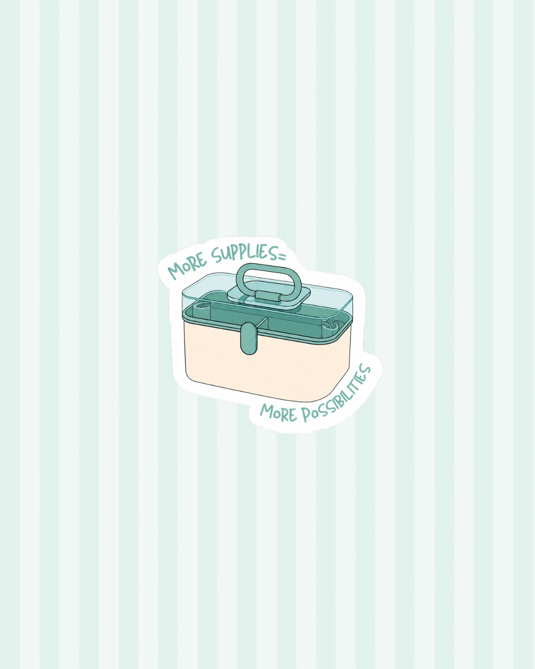 Supply Caddy Sticker