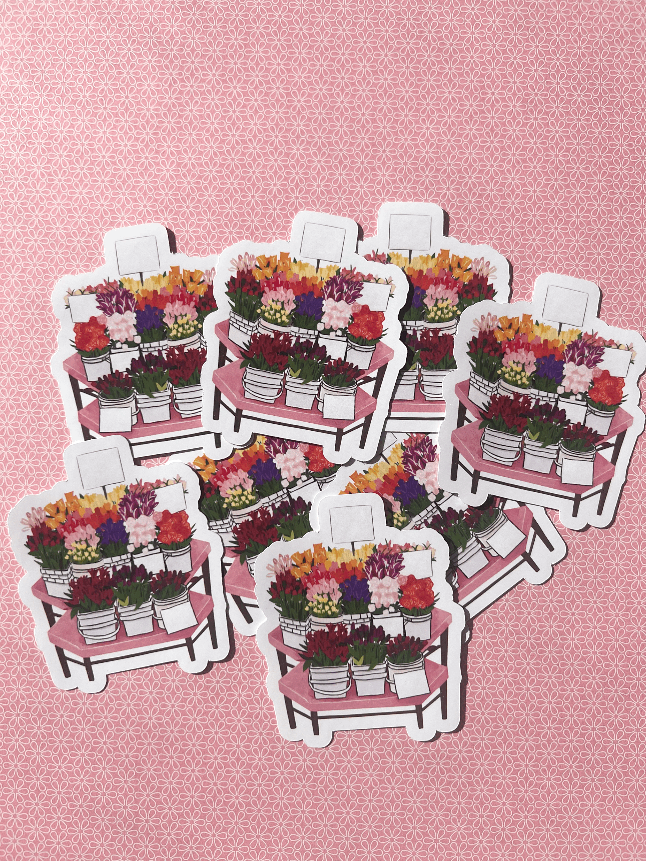 Flower Stand Sticker
