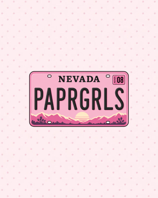 License Plate Sticker