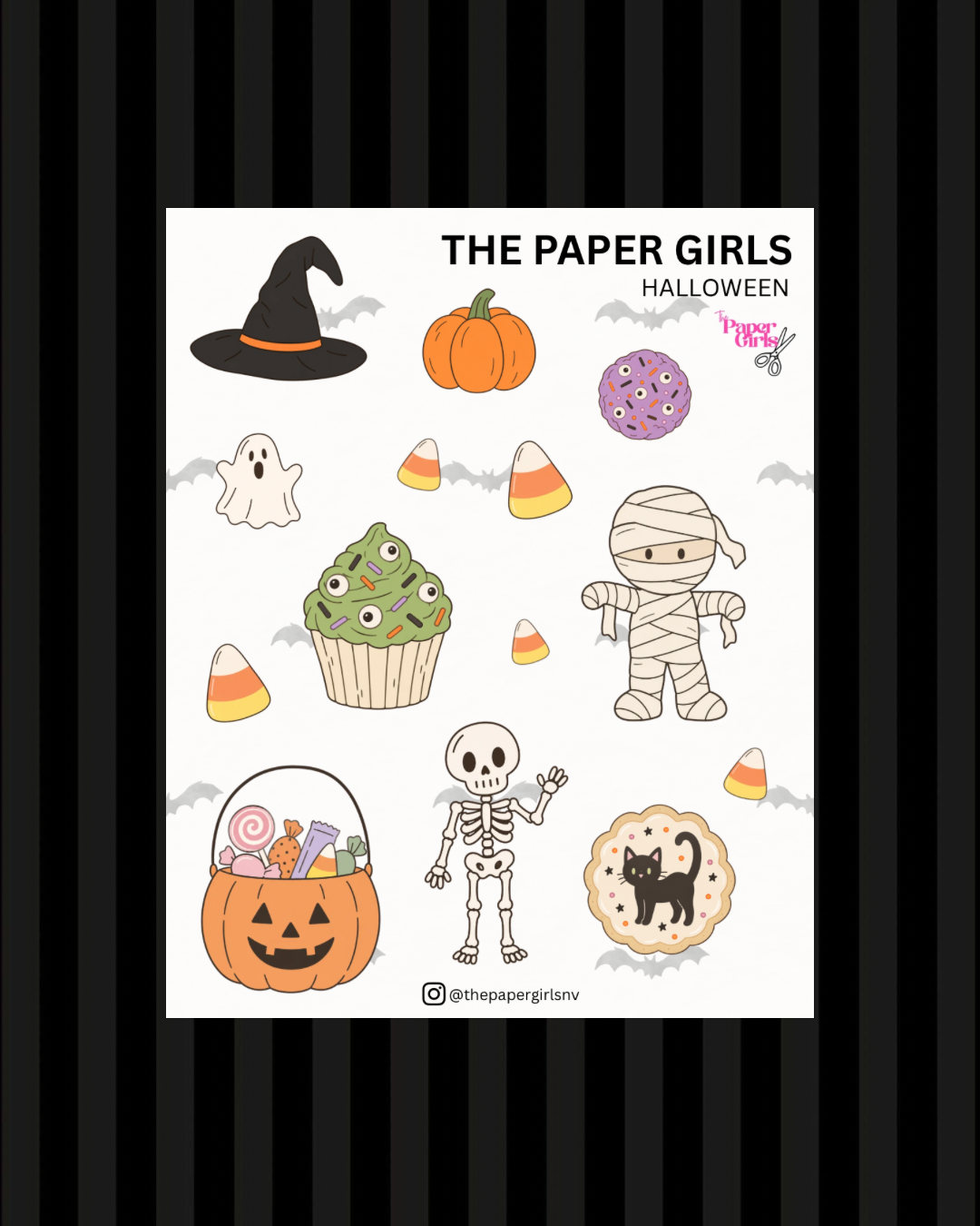 Halloween Sticker Sheet