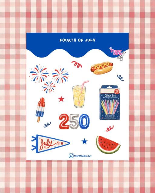 Fourth of July Sticker Sheet