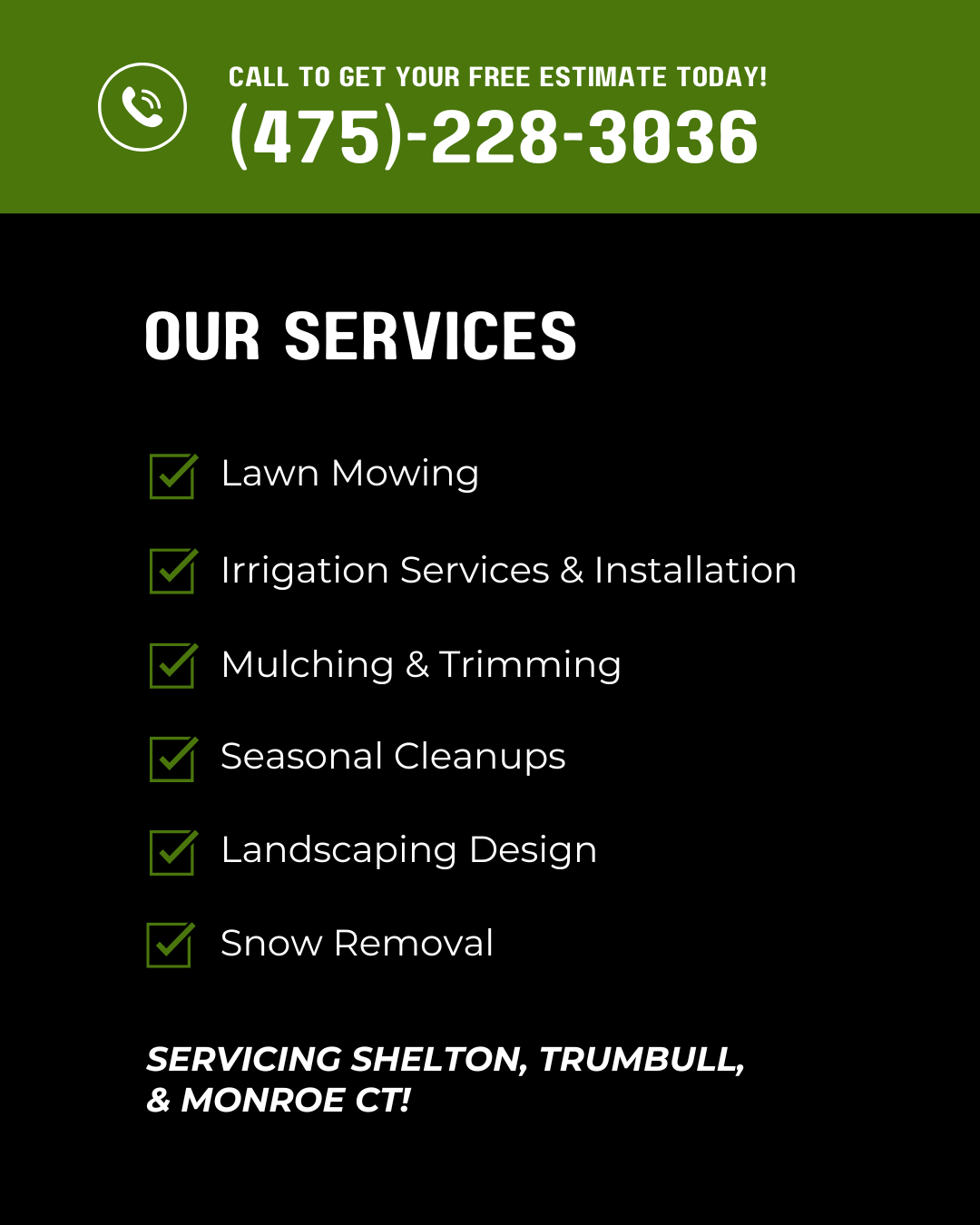 JMC Lawncare & Landscaping Social Media Post Design - 2026