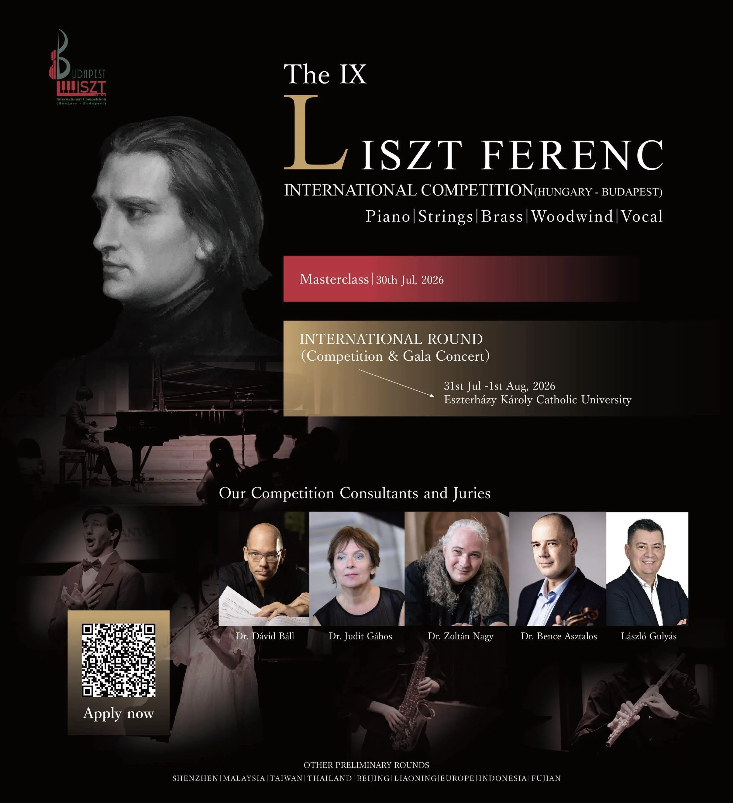 The IX Liszt Ferenc International Competition - Hungary International Round 