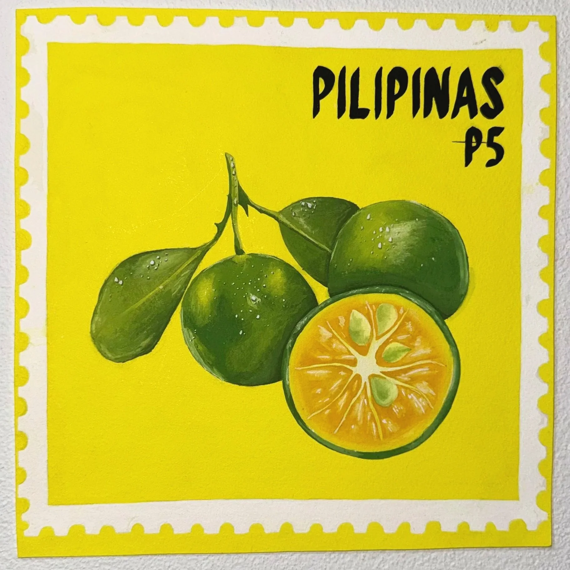 With Love, Calamansi |
February 2026 |
Gouache on 100% Cotton Watercolour Paper