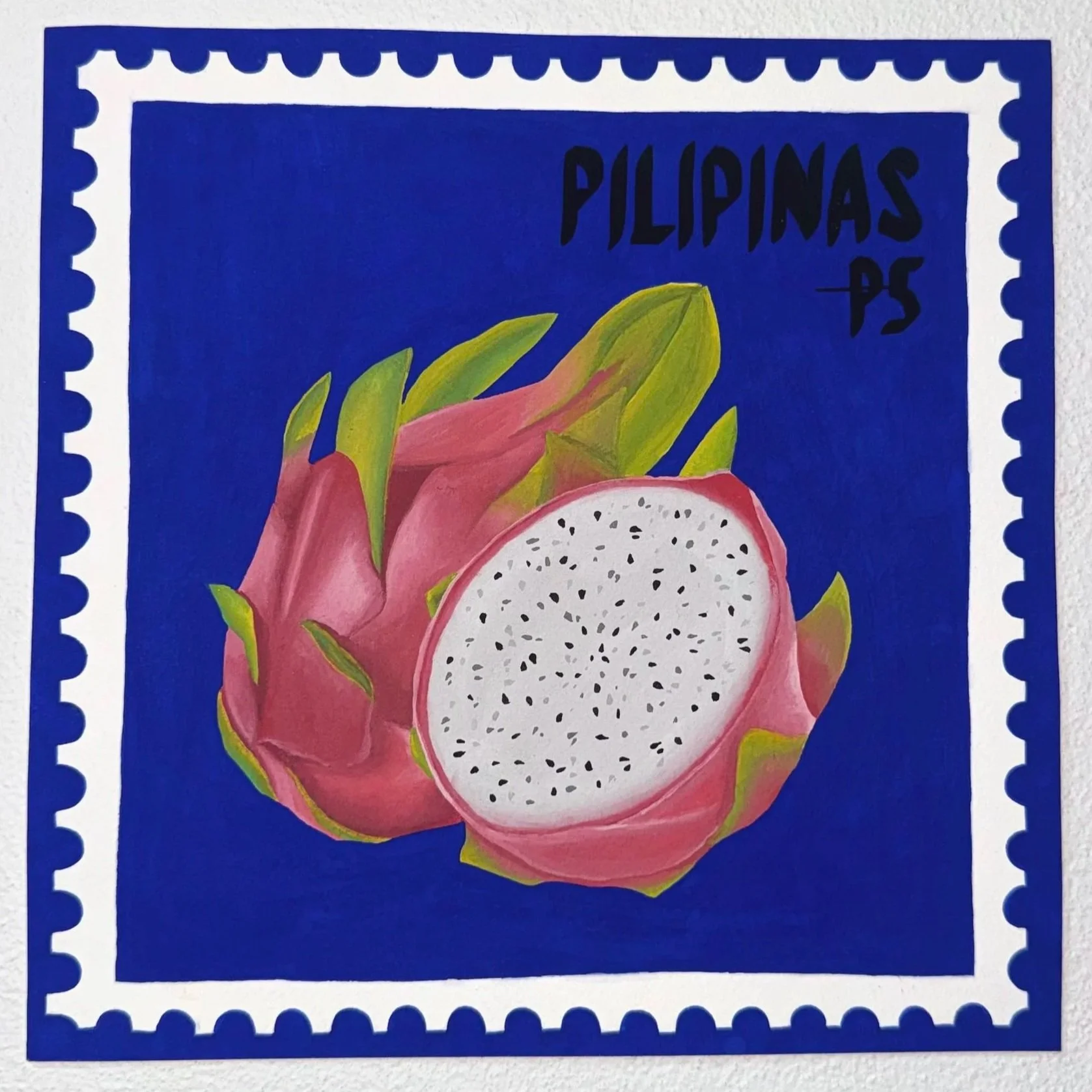 With Love, Dragon Fruit |
March 2026 |
Gouache on 100% Cotton Watercolour Paper