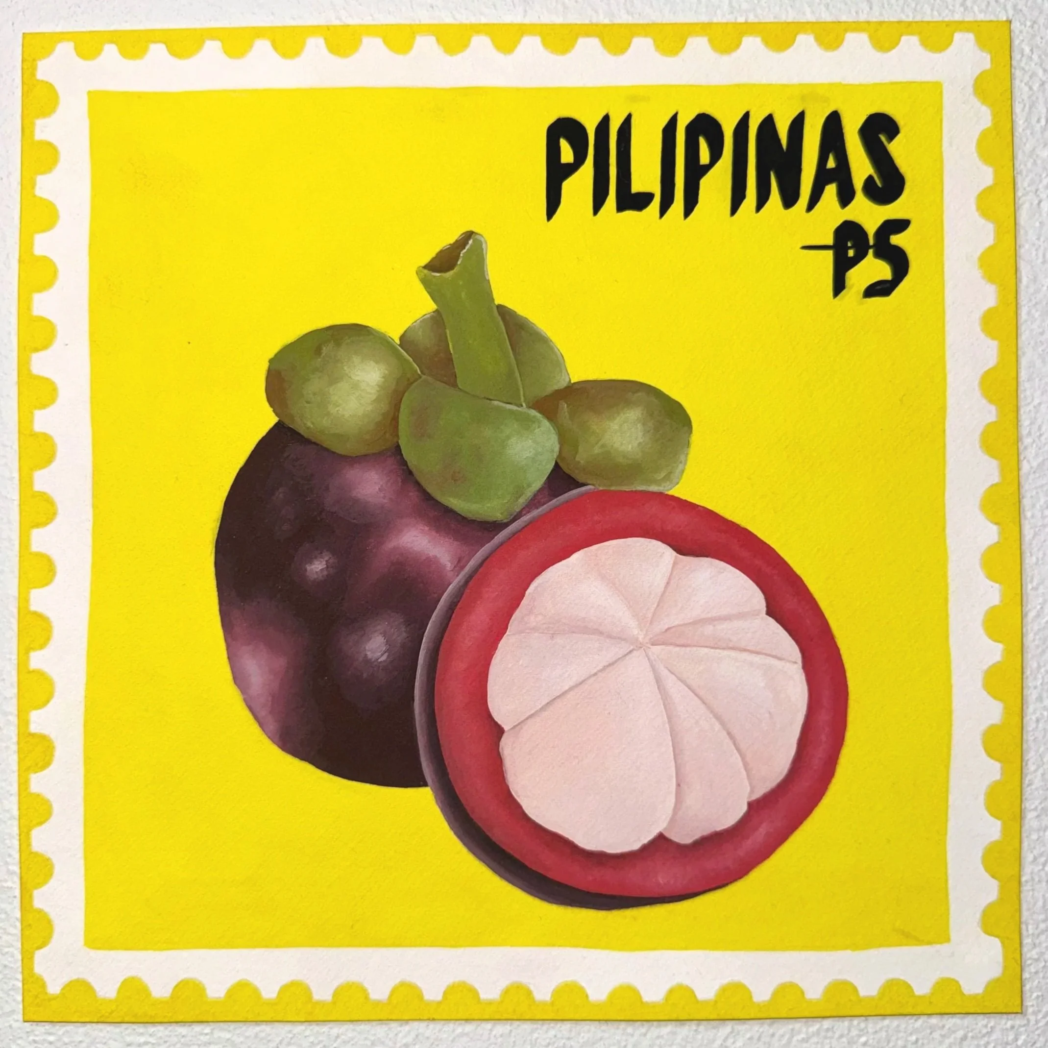With Love, Mangosteen |
March 2026 |
Gouache on 100% Cotton Watercolour Paper