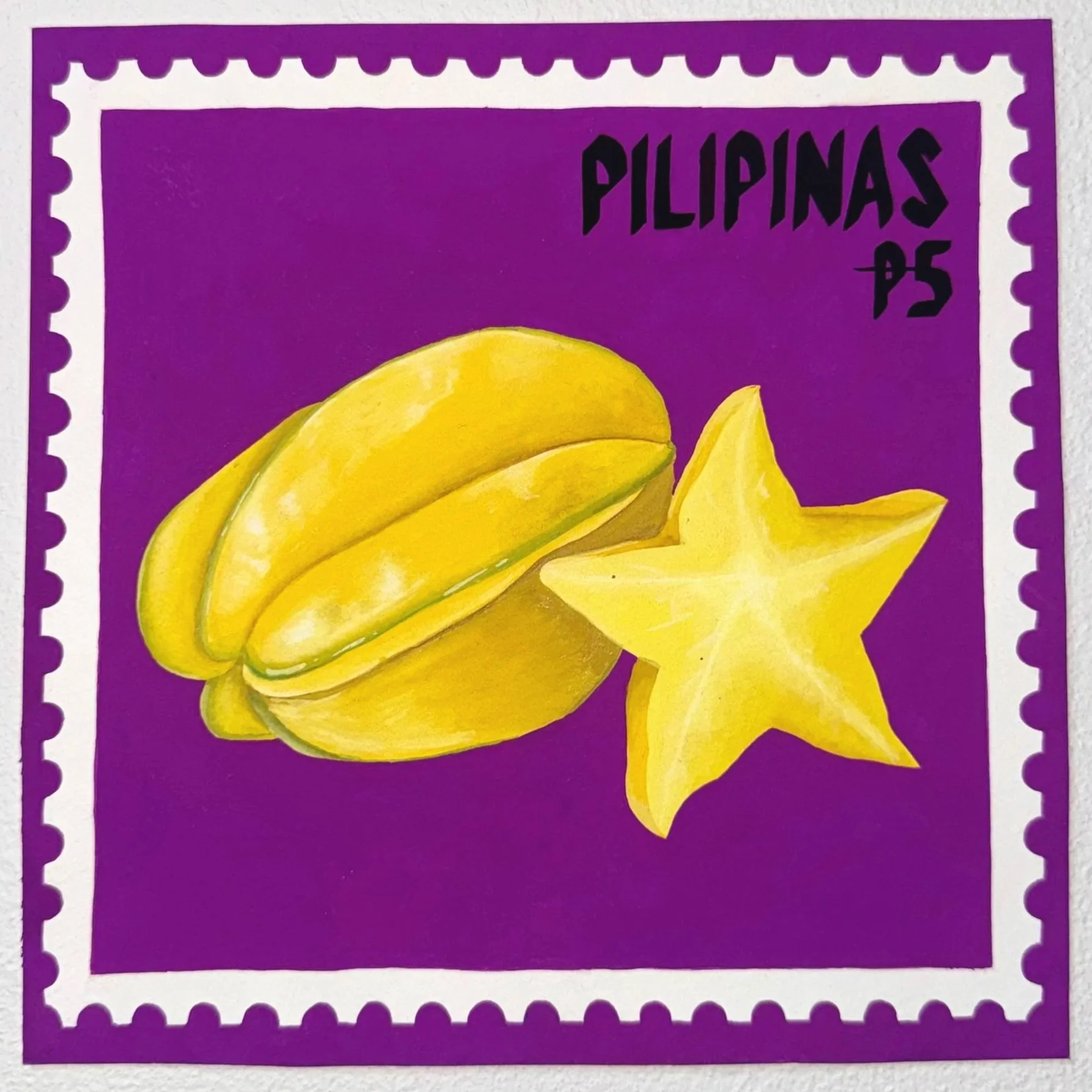 With Love, Balimbing |
March 2026 |
Gouache on 100% Cotton Watercolour Paper