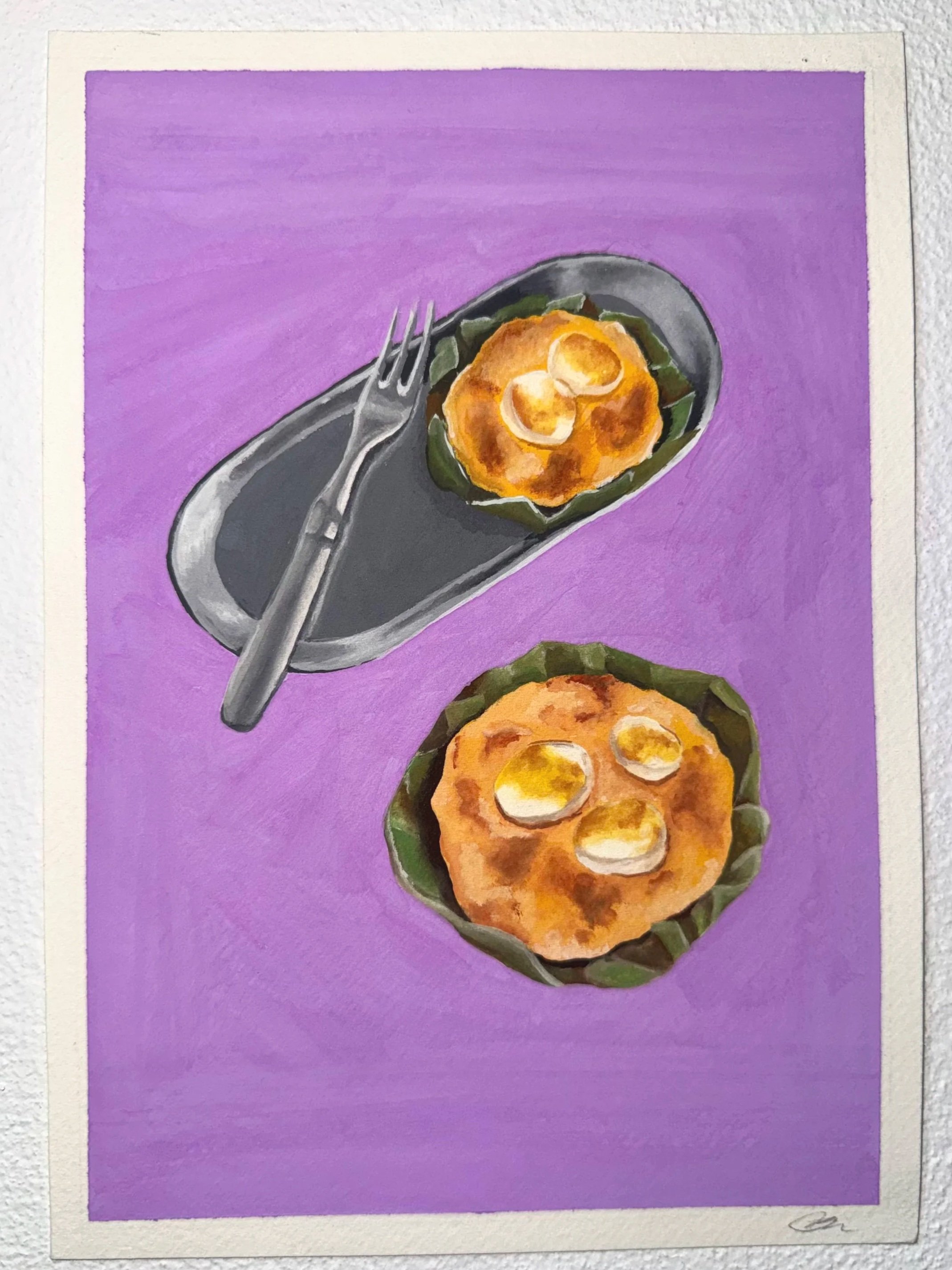 Bibingka | April 2026 | Gouache on 100% Cotton Watercolour Paper