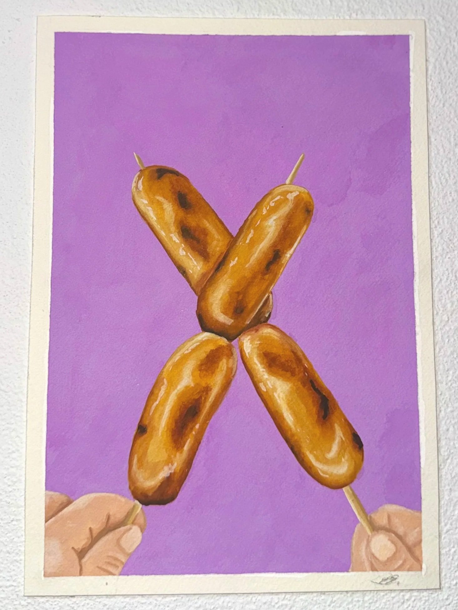 Bananaque | April 2026 | Gouache on 100% Cotton Watercolour Paper
