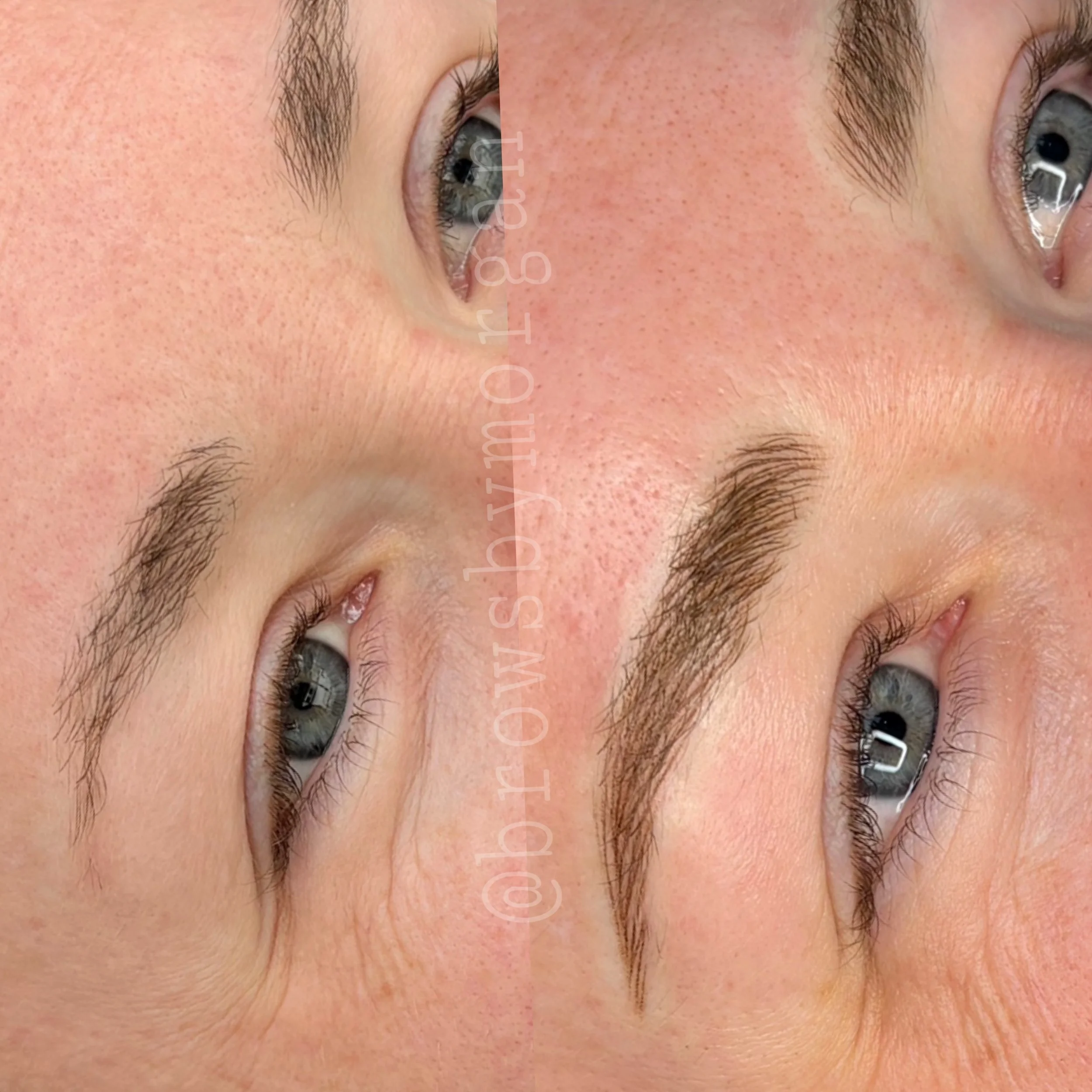 Nanobrows 🧚🏼&zwj;♀️ for a cutie from Des Moines 📍
&bull;
Brow tattoos are one thing you can travel for to find the right person!! 
&bull;
#twincities #browtattoo #minnesota #nanobrow #nanoblading