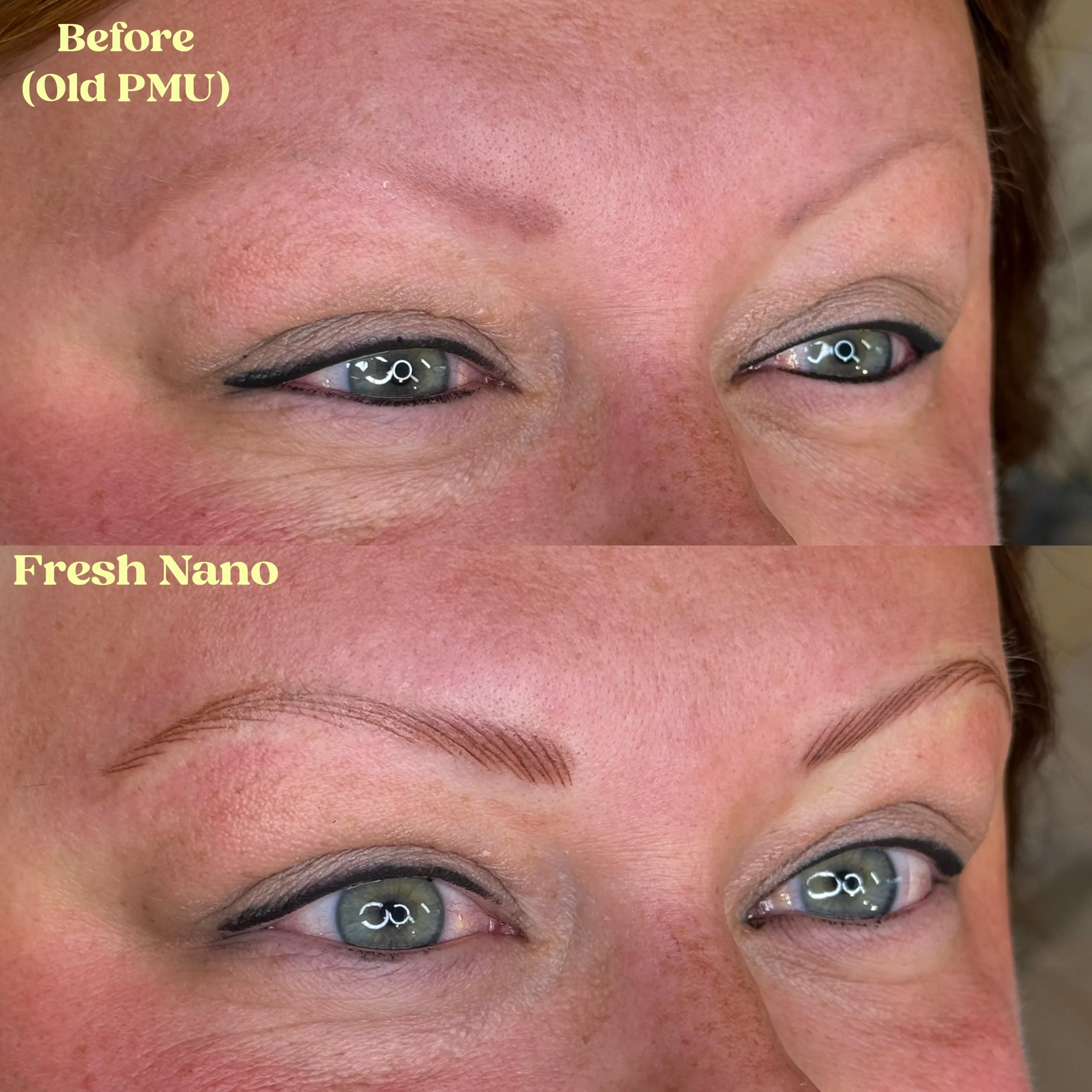 Fresh Nano
Over old PMU

Since she has very little hair it was great added some texture 😊

For all FAQs, pricing, and availability please visit my website at Beccabrows.com
Thank you!

#nanobrows #minneapolis #alopecia #minnesota #mnmom