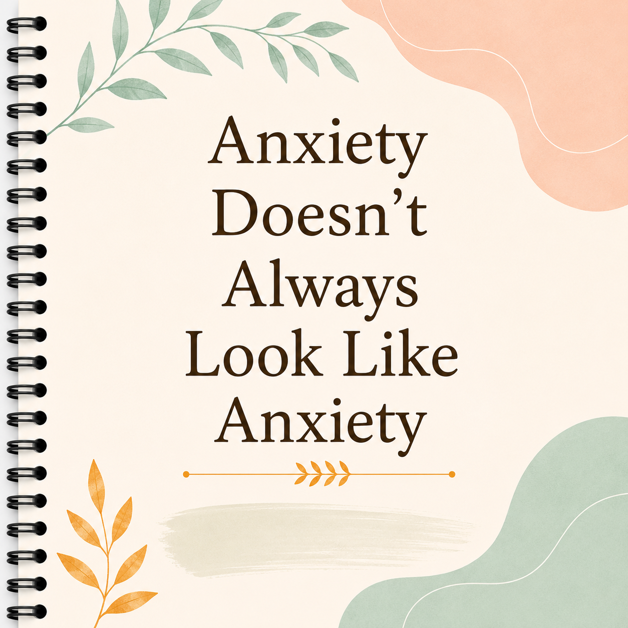 Anxiety Doesn't Always Look Like Anxiety