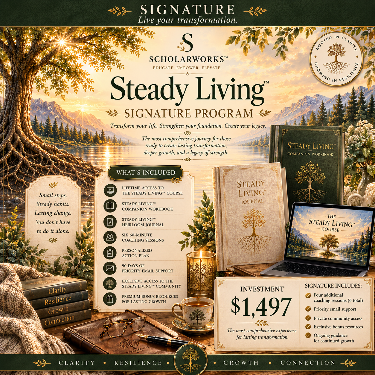 Steady Living™ Signature Experience