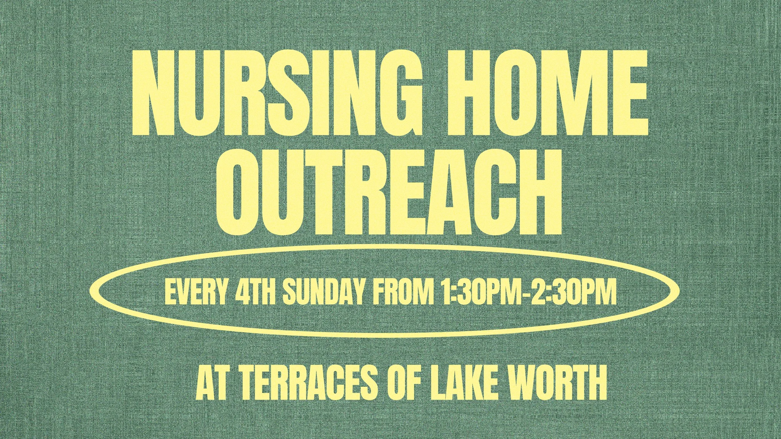 Nursing Home Outreach