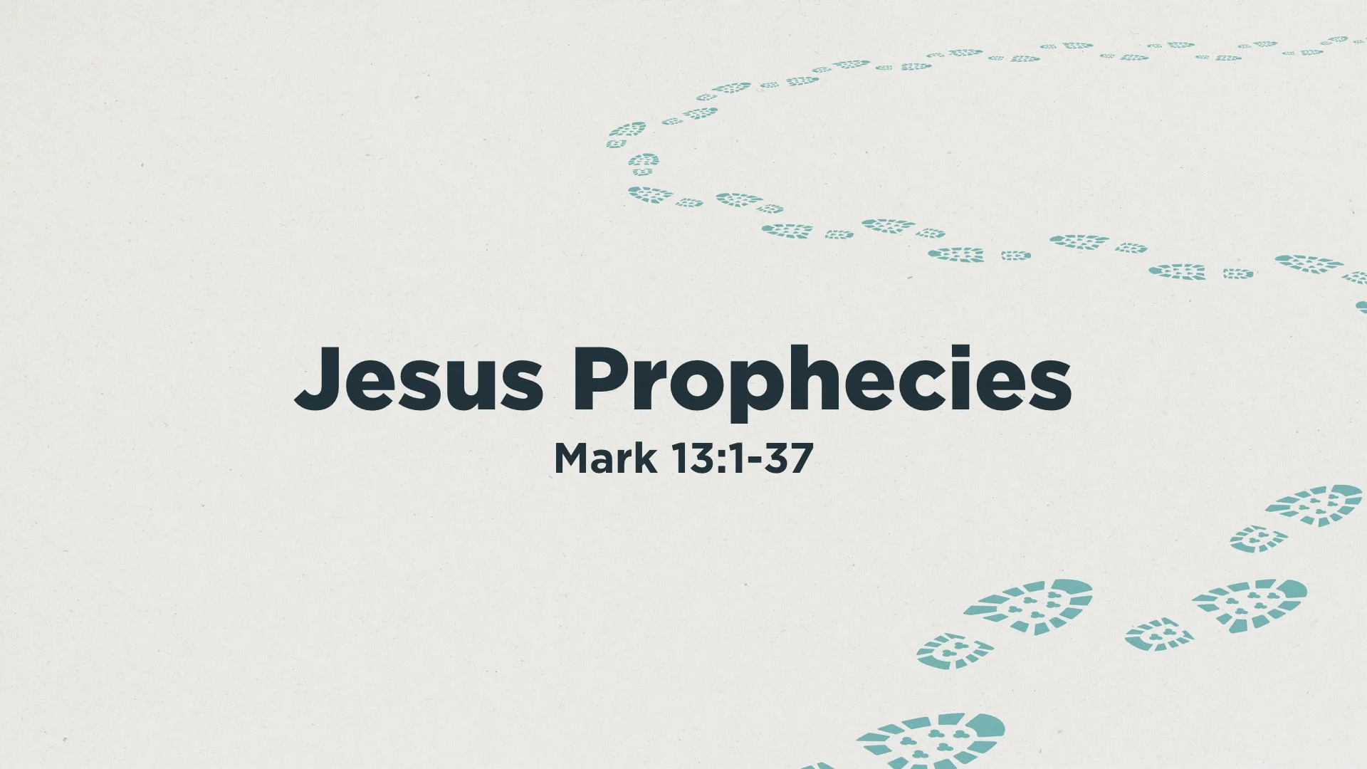 Mark 13 | Jesus Prophecies