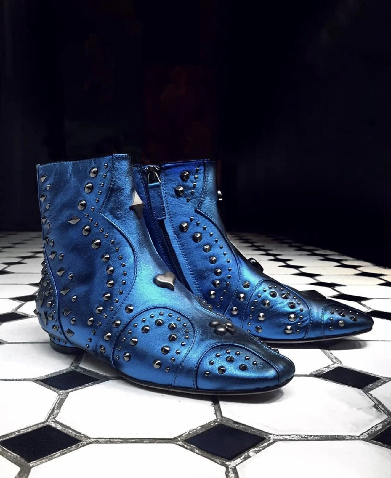 Midnight Ace Leather Boots