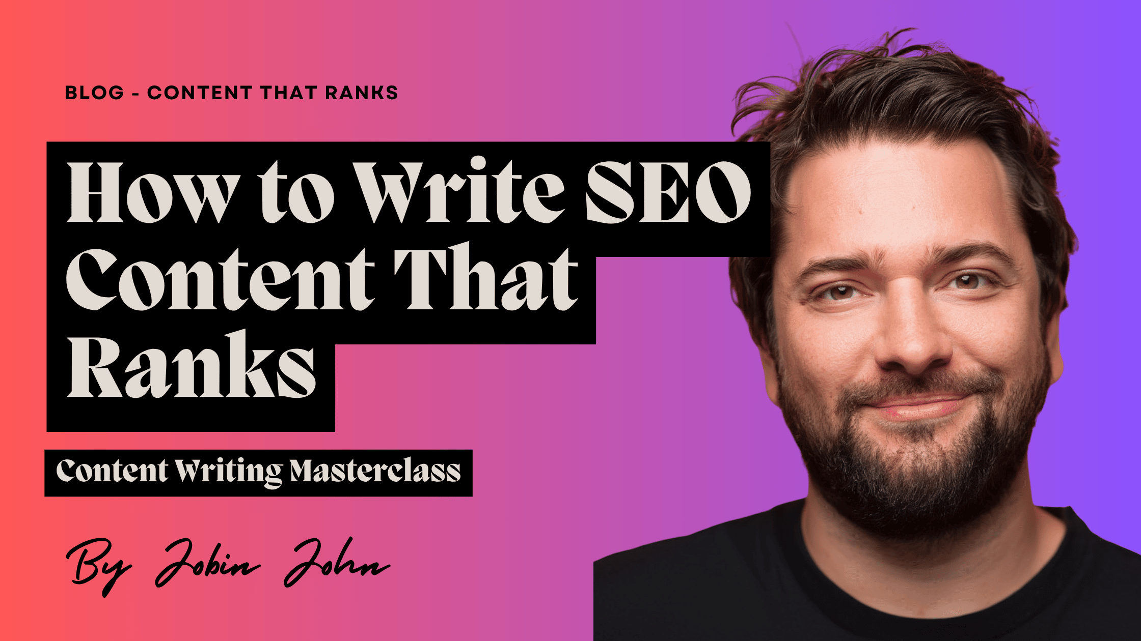 How to Write SEO Content That Ranks