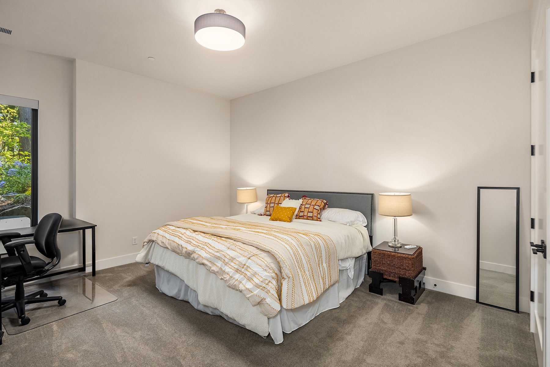 second oversized bedroom on the lower level