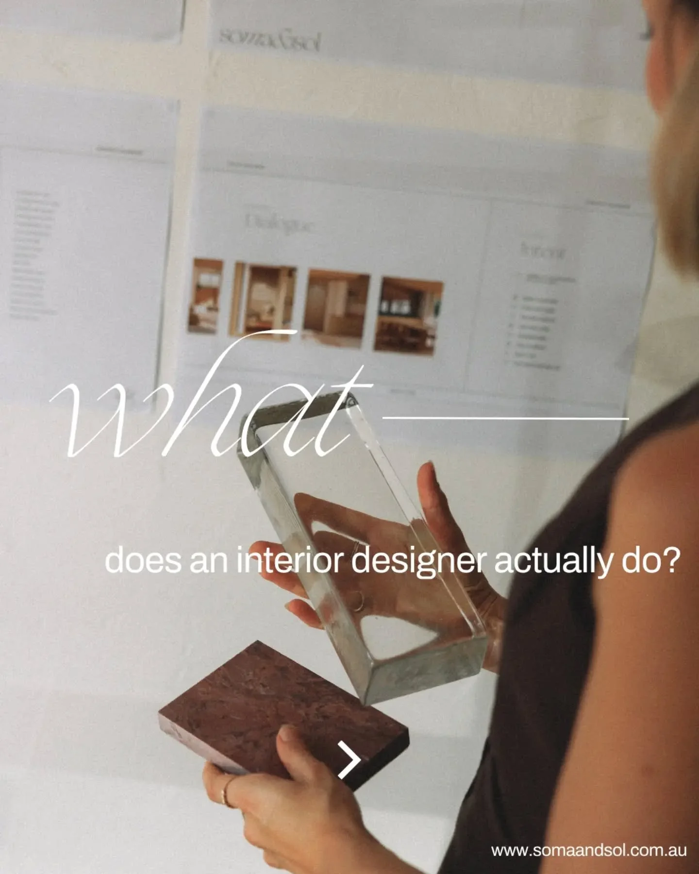 "I had no idea you did all that."

Something I hear from almost everyone when I explain, all that we do. 
Interior design is one of the most misunderstood services in the building industry, so here's what it is, that we, actually do...