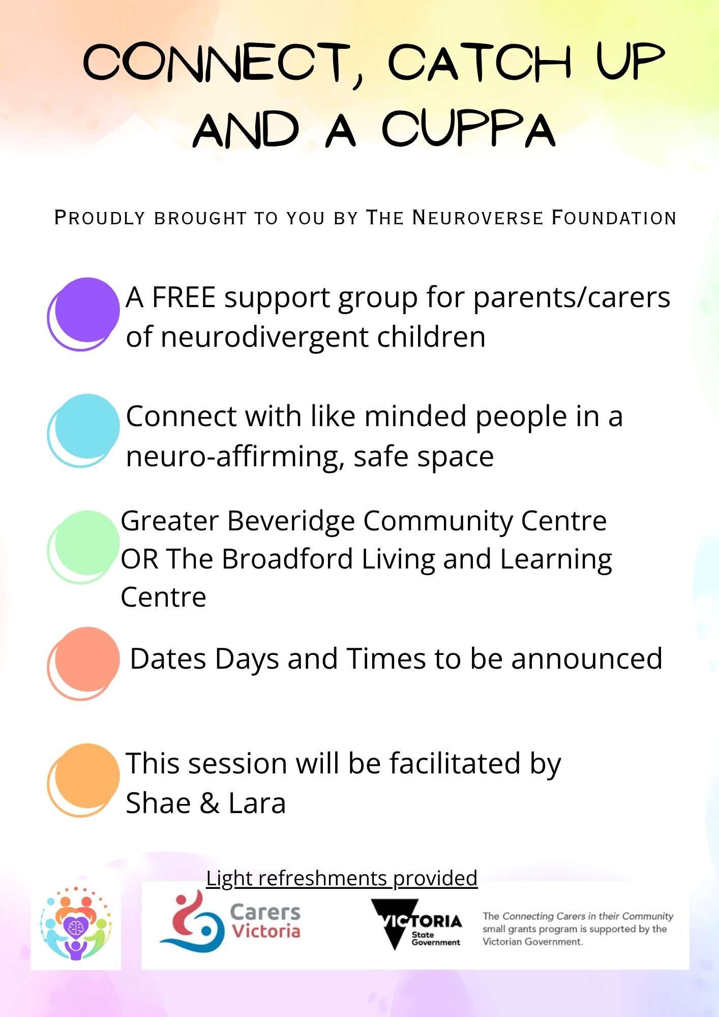 Connect, Catch Up and a Cuppa
