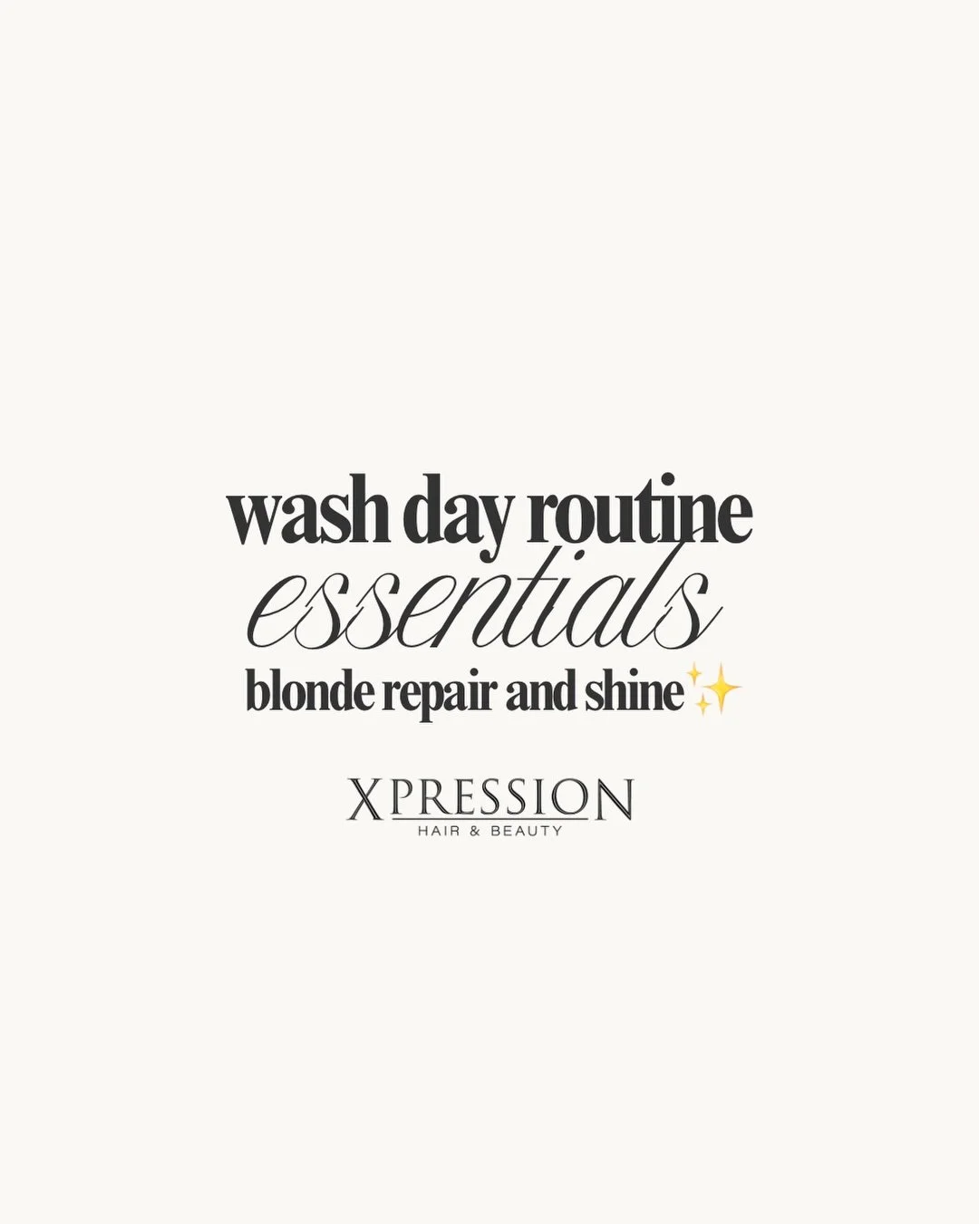 Dry, blonde hair deserves the right routine ✨💛

Healthy blonde hair starts at home. Our go-to wash day essentials are designed to repair damage, boost hydration, protect against heat, and leave your blonde feeling soft, smooth and glossy.

Featuring