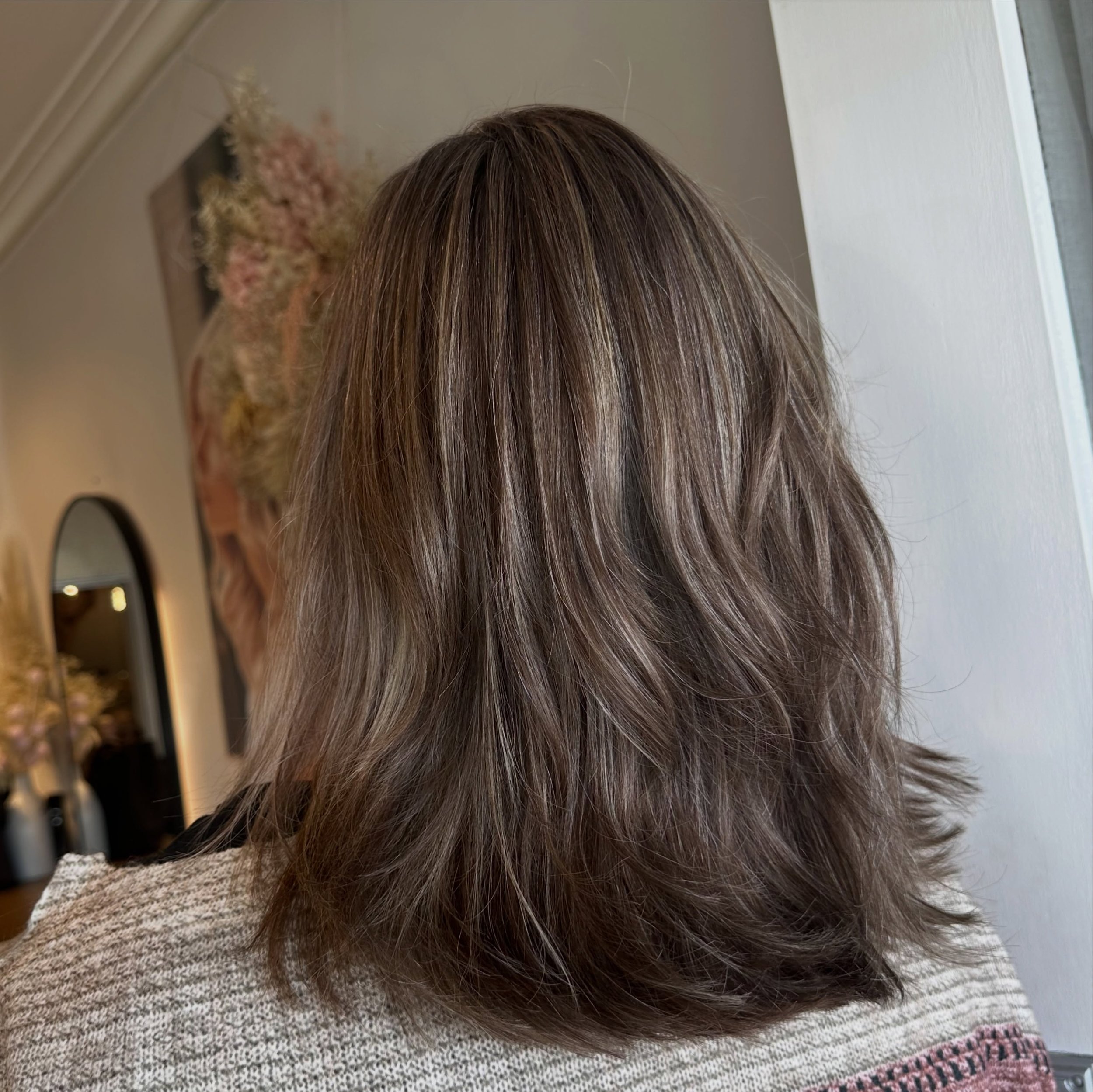 Before and after embracing our clients natural hair while seamlessly blending her greys 🤍✨

Soft, low-maintenance colour that grows out beautifully and keeps maintenance to a minimum. Grey blending is all about enhancing what&rsquo;s already there&m