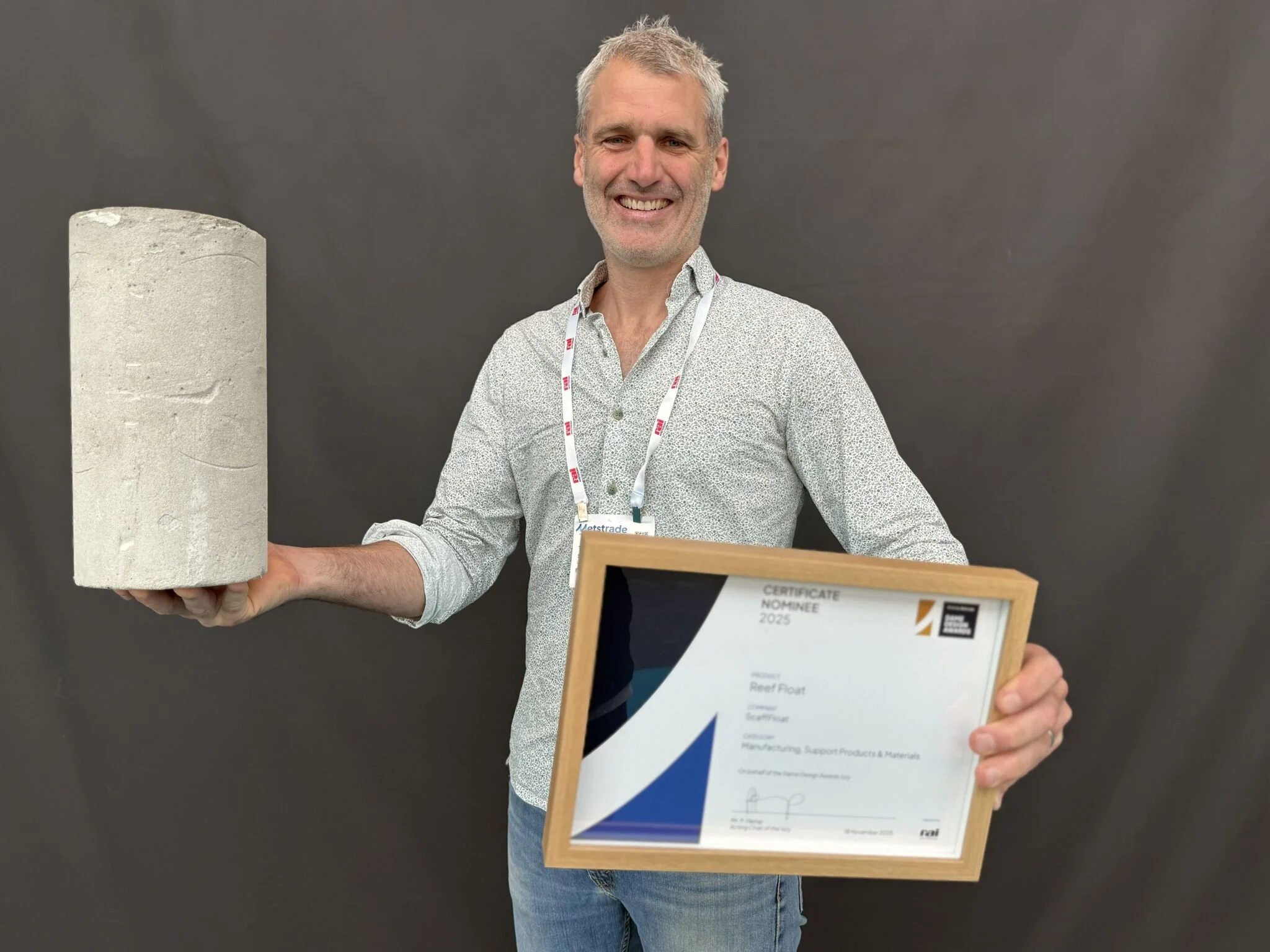 Reef Float Shortlisted for DAME Design Award at METSTRADE 2025