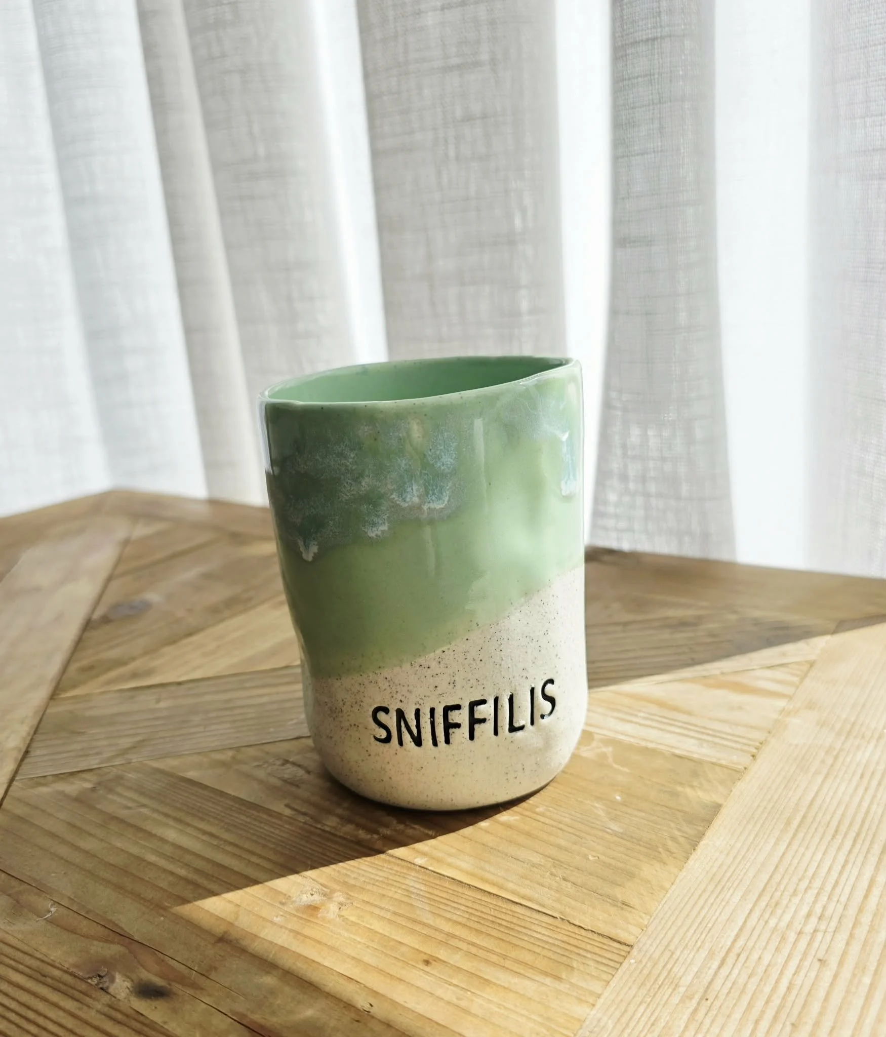 SNIFFILIS - Dimple Coffee Tumbler