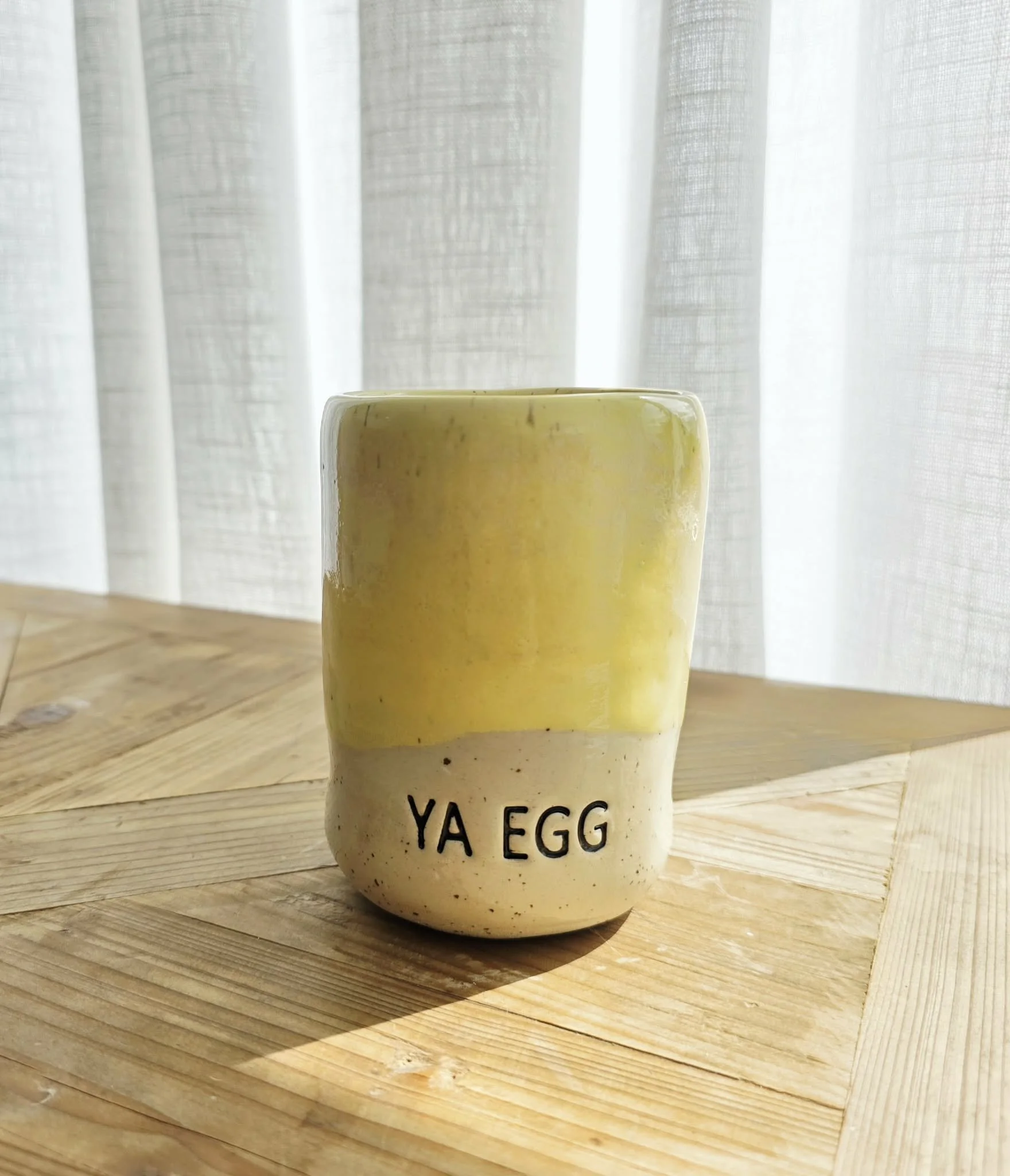 YA EGG - Dimple Coffee Tumbler