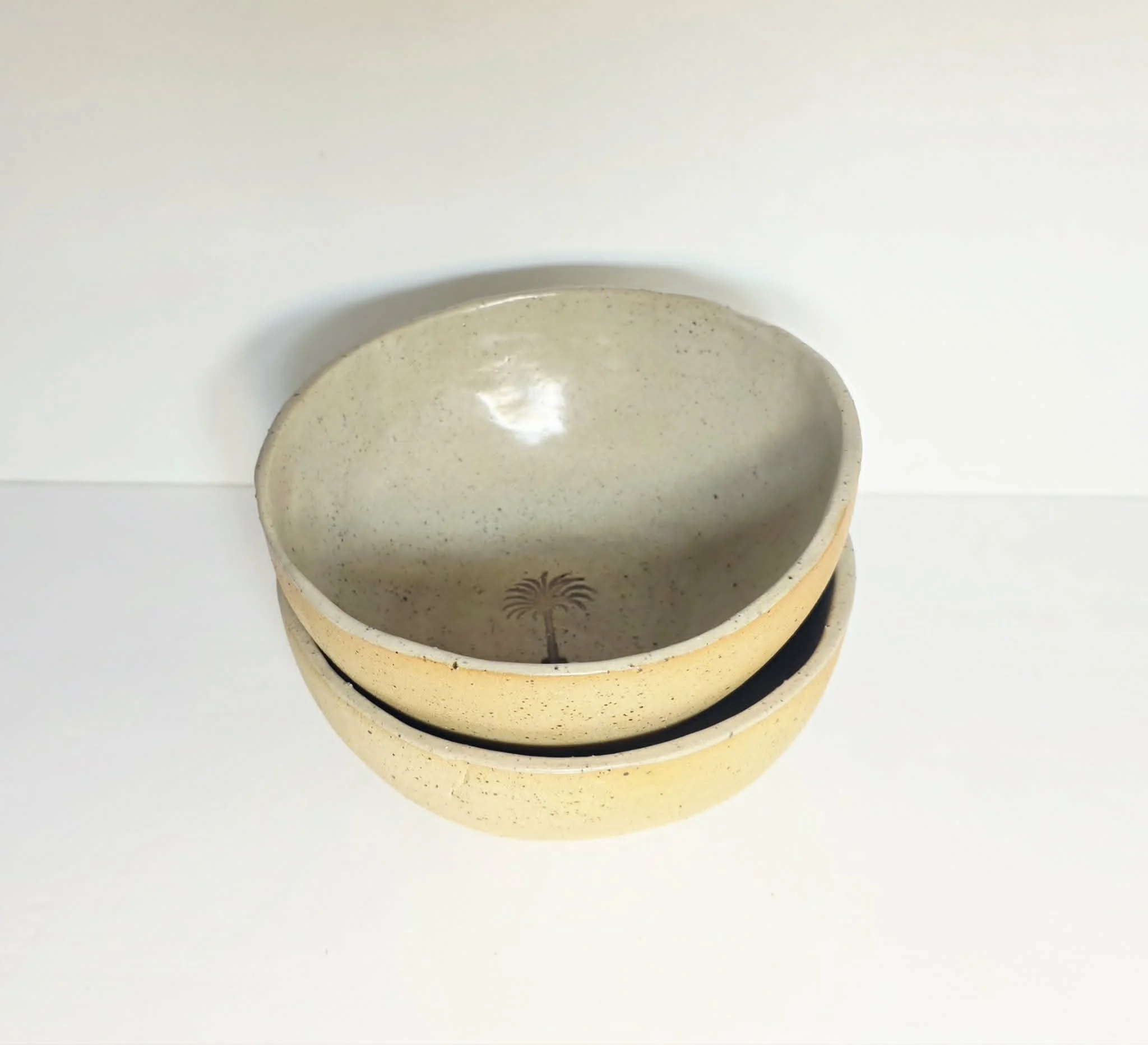 The Beach Collection - Palm Large Matte Breakfast bowl