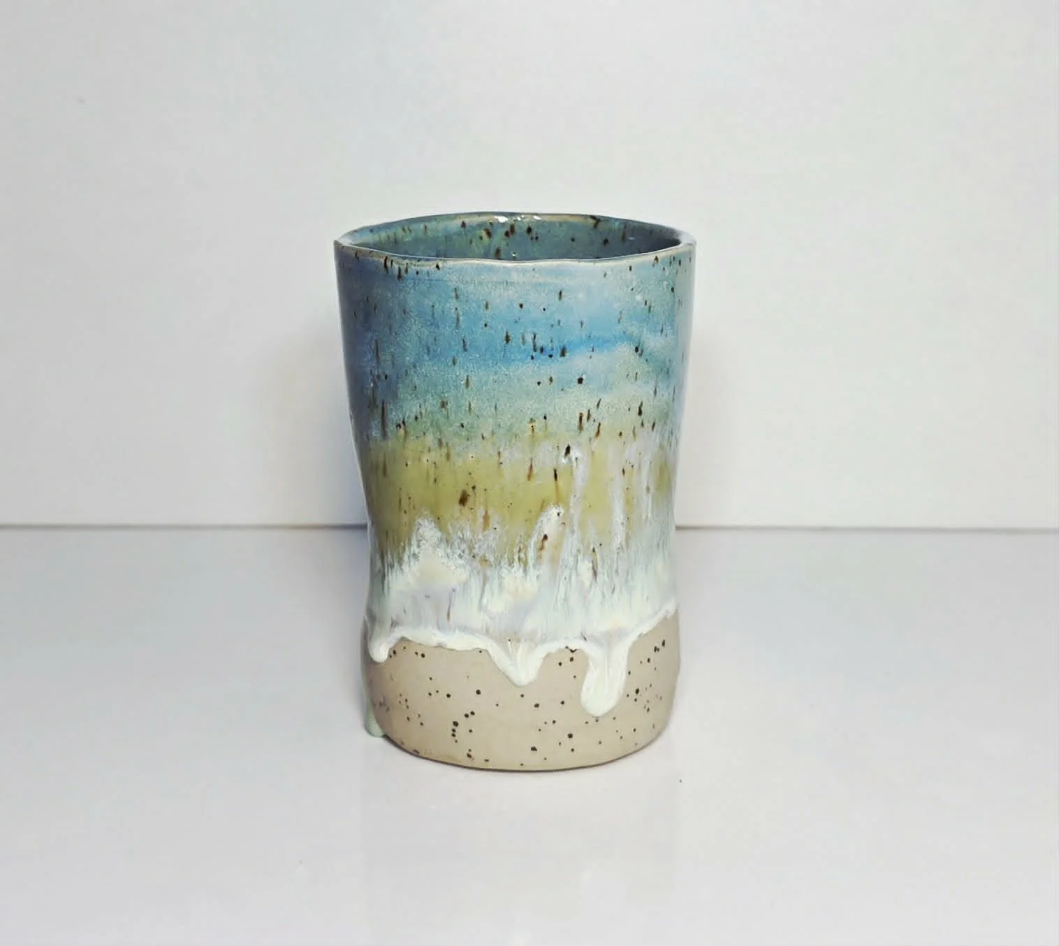The Beach Collection - Waves Medium Dimple Tumbler