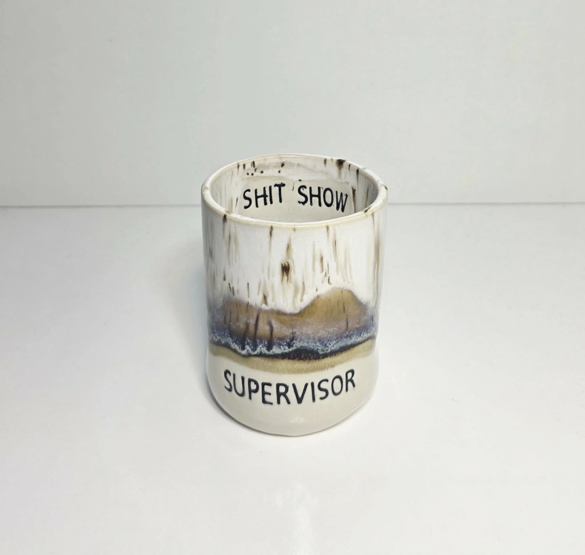 SHIT SHOW SUPERVISOR - Dimple Coffee Tumbler