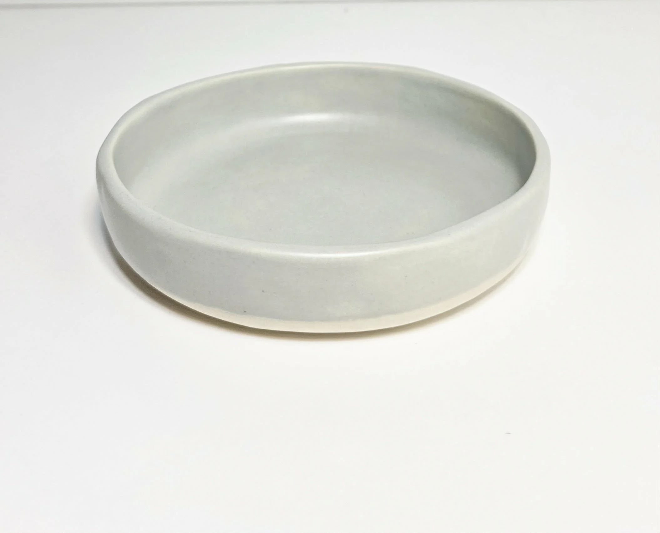 Small Organic Blate - Duck Egg Blue