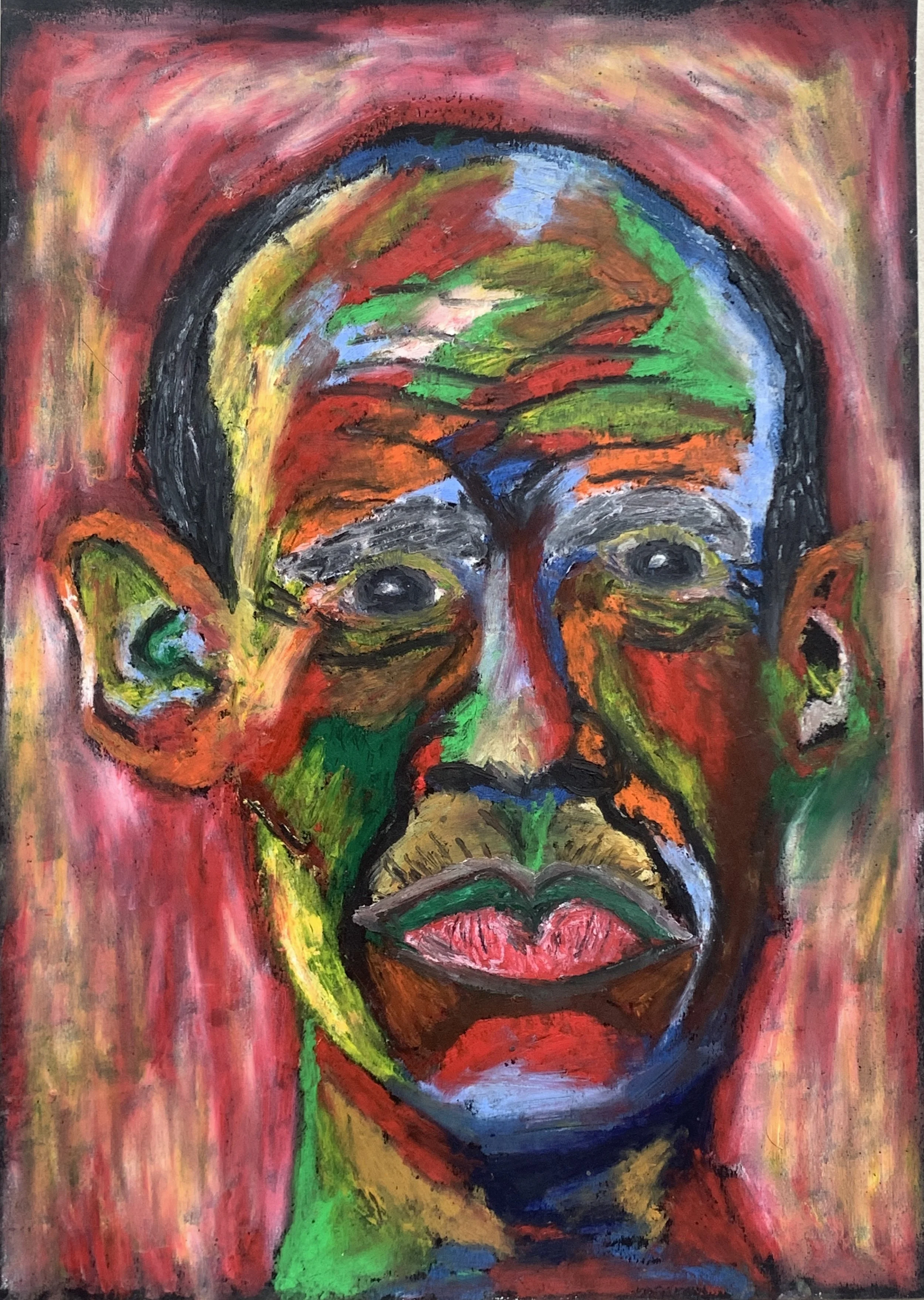 Title: Lived 2019 / 
Medium: Oil Pastel on Paper /	
Size: 10x12 inches / 	
Price: Rs. 10,000 /
AVAILABLE