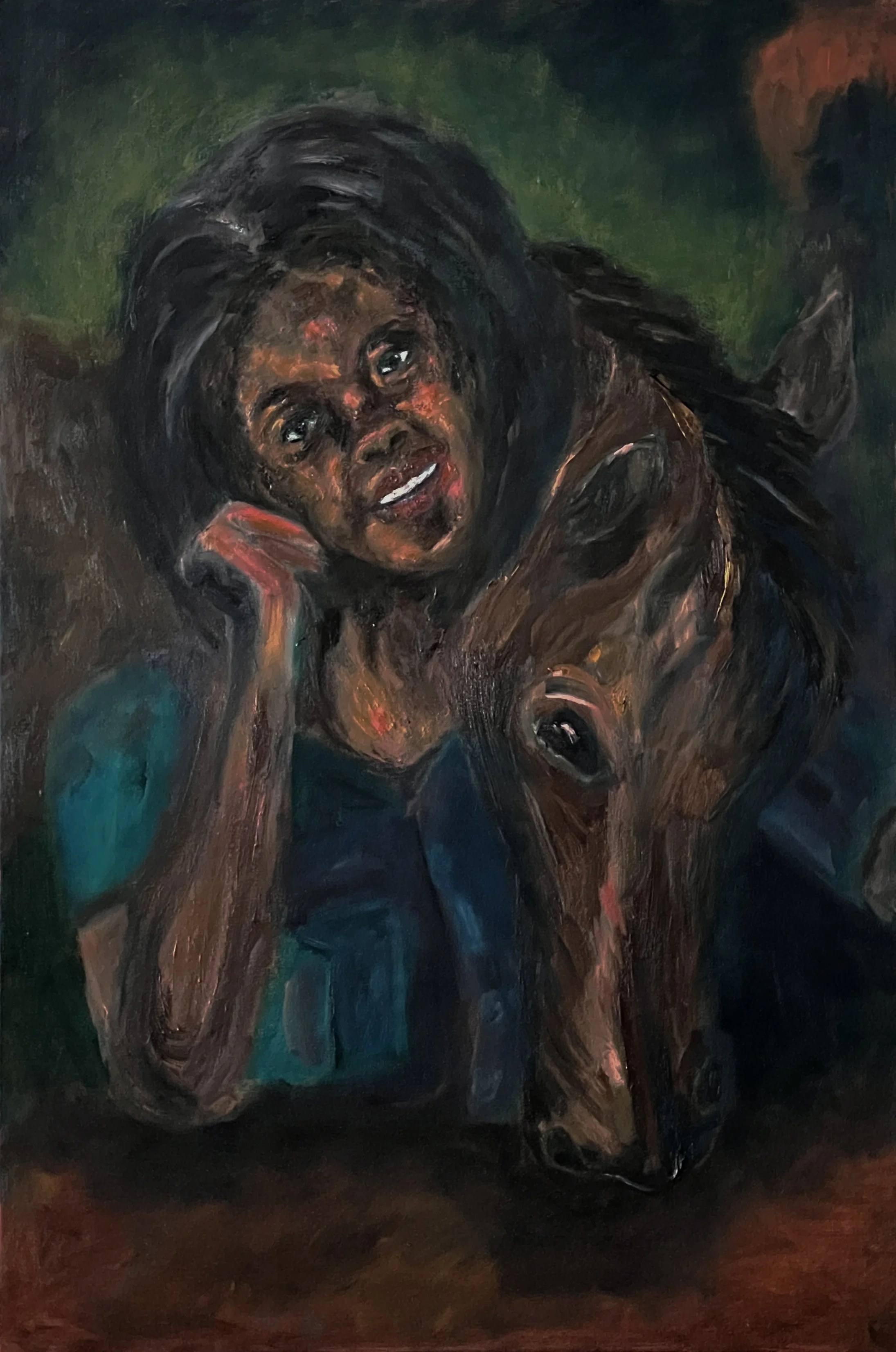 Title: Samarche 2023 / 
Medium: Oil Paint on Stretched Canvas /	
Size: 24x36 inches / 	
Price: Rs. 54,000 /
AVAILABLE
