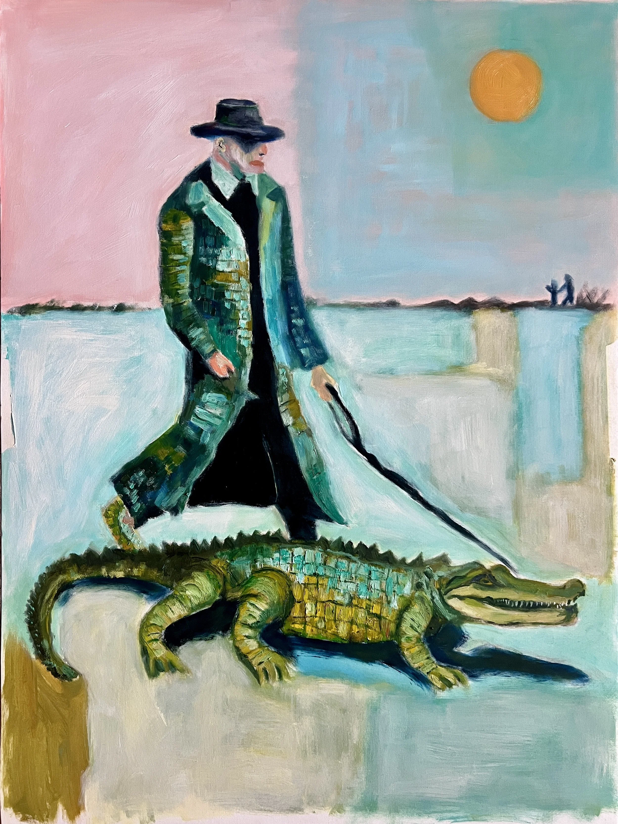 Title: Fatal Fashion / 
Medium: Oil on  paper /	
Size: 22x30 inches / 	
Price: Rs. 48,000 /
AVAILABLE
