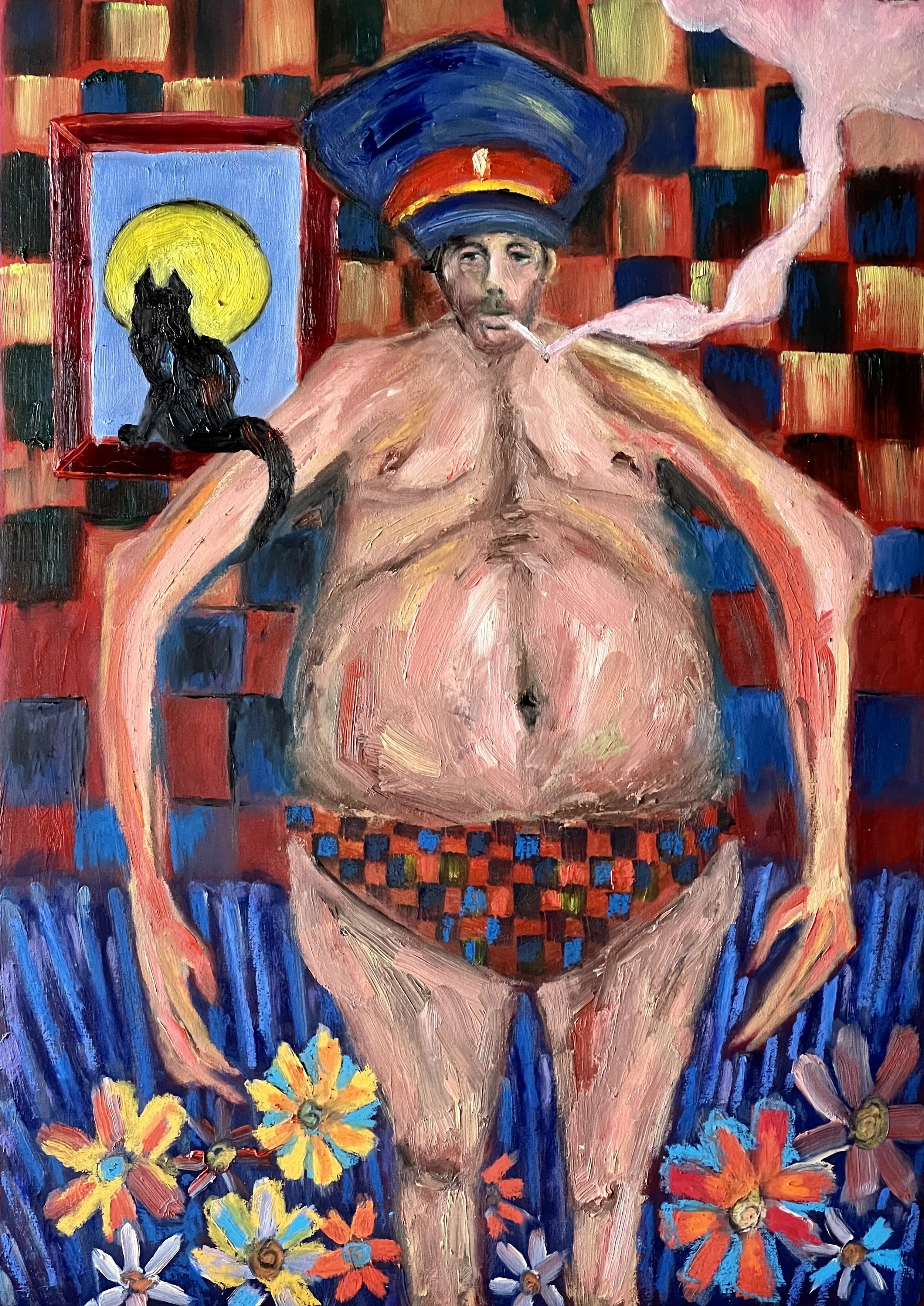 Title: Job Description 2022 / 
Medium: Mixed Media on Paper /	
Size: 16x24 / 	
Price: Rs. 28,000 /
AVAILABLE