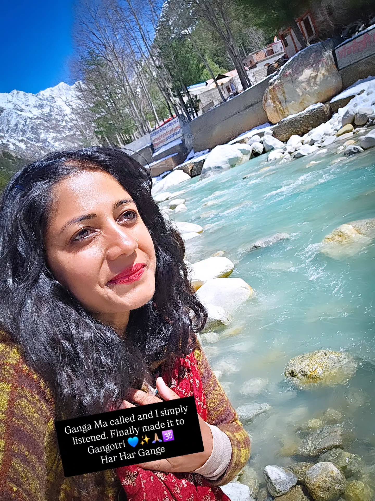 Sometimes you dont choose the journey..
The journey chooses you.
When you feel a pull, you simply listen
So when Ganga Ma called&hellip; I simply listened.
It was Shakti calling and I had to flow....
At that time I didn't realize it but now I wonder.
