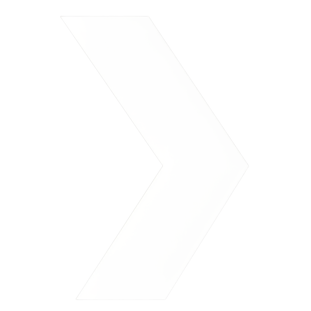 A white right-pointing arrow on a black background.
