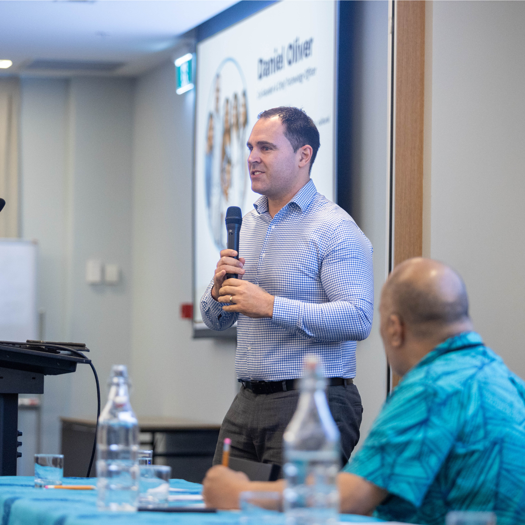 Education leader, Daniel, presenting AI learning, future skills, and practical strategies for schools and communities.