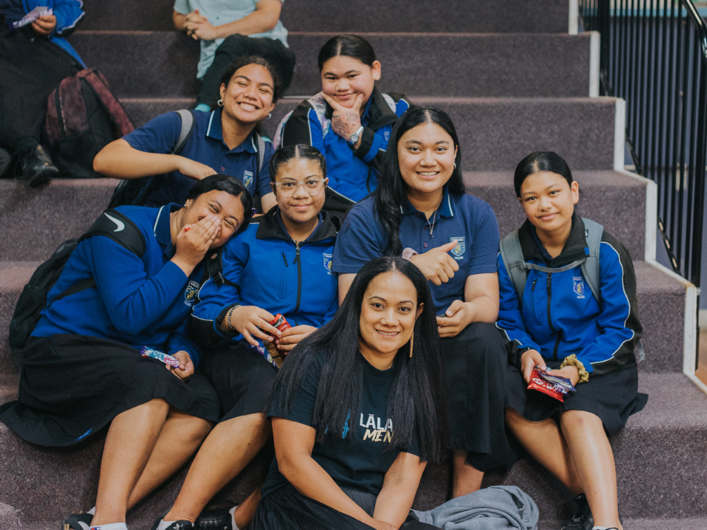 Students participating in a Lālanga education programme supporting learner wellbeing, connection, and future success.