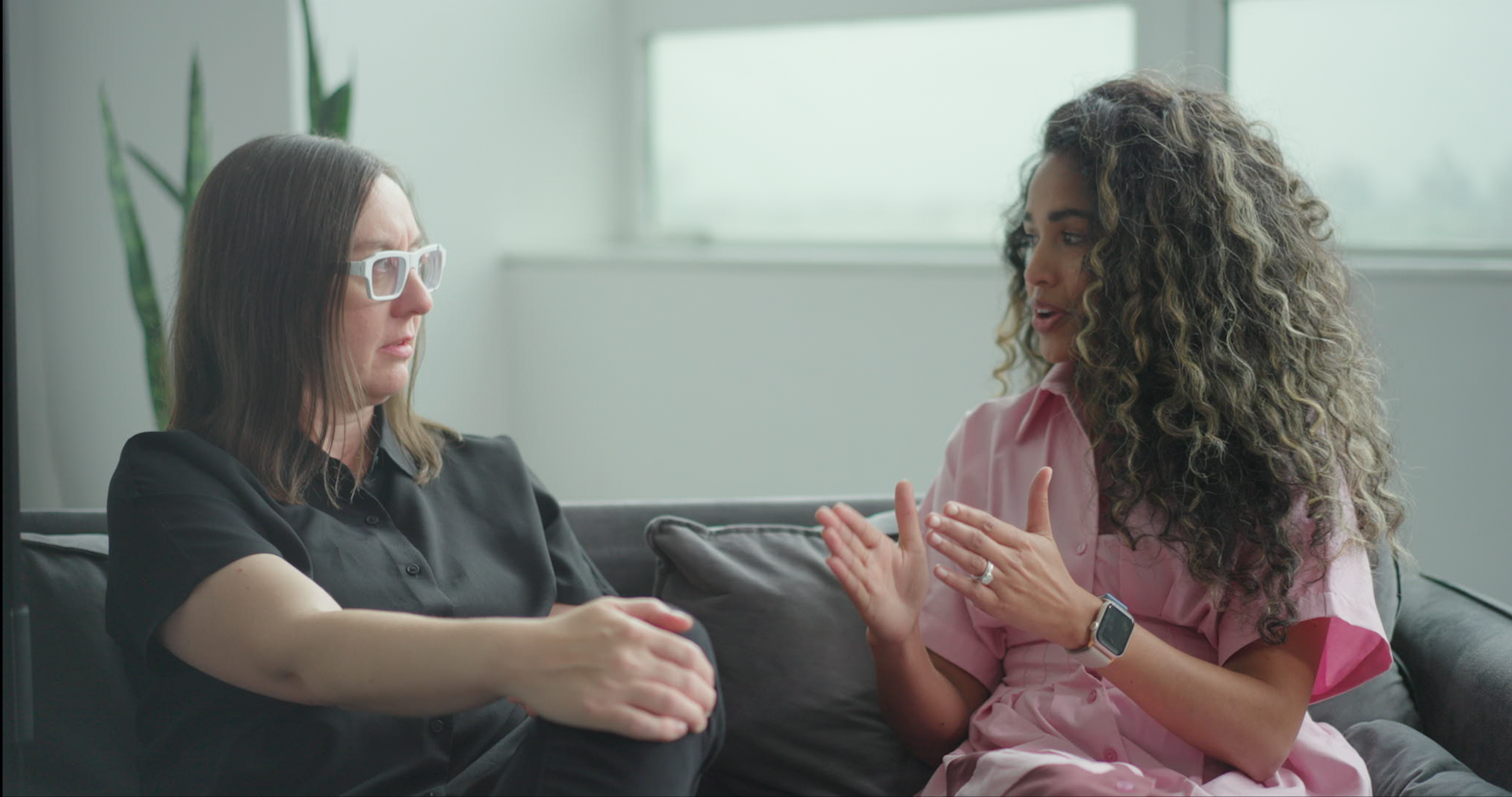 Scene from ADVENTURES IN MISCARRIAGE - Interview with Sunita Osborn