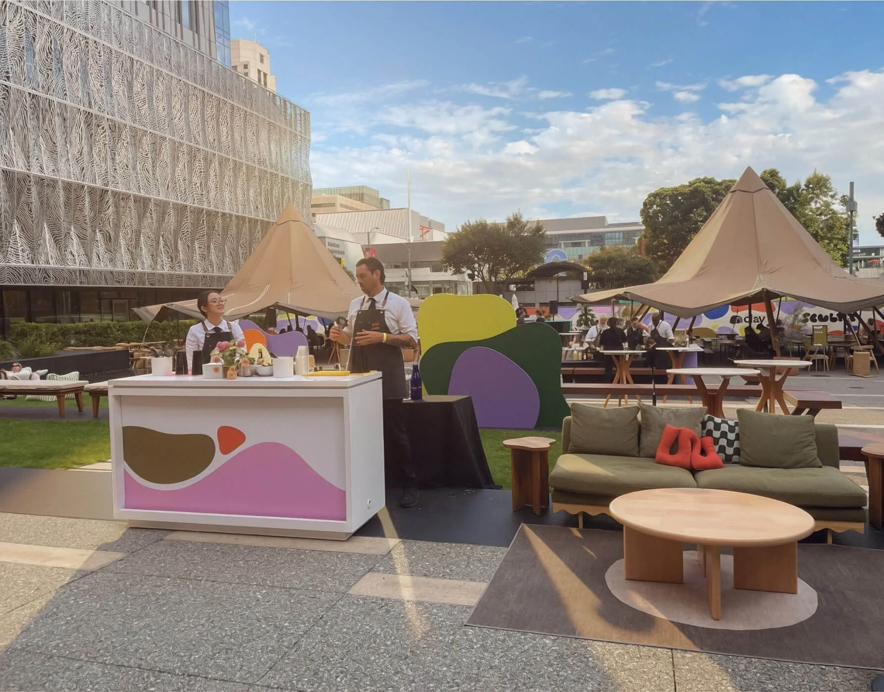 Jessie Square Plaza turnkey event logistics