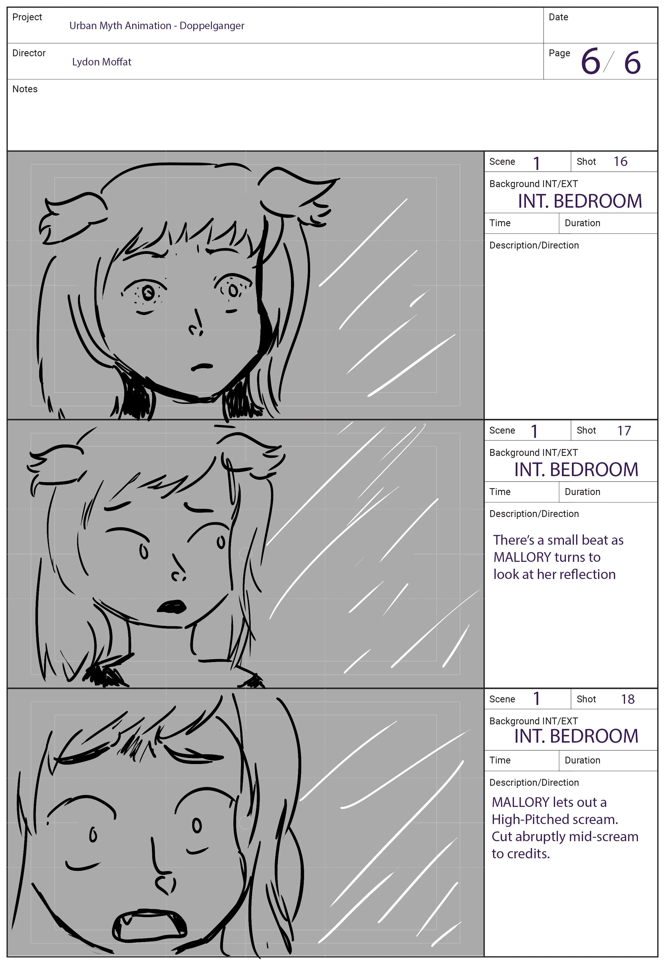 Urban Legends Storyboards Page 6