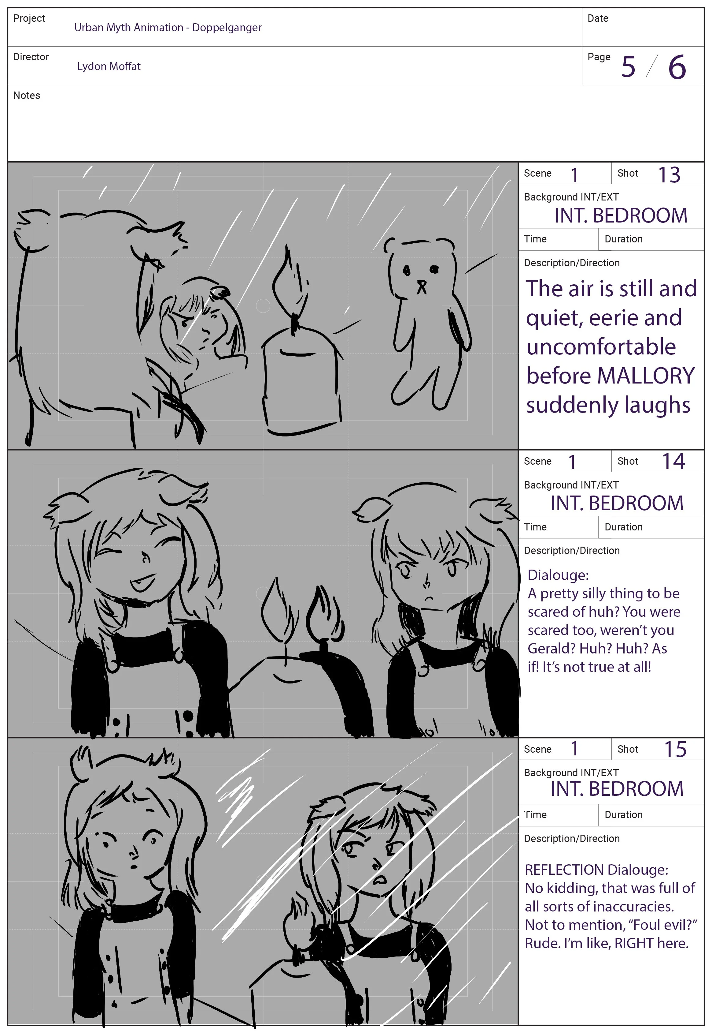 Urban Legends Storyboards Page 5
