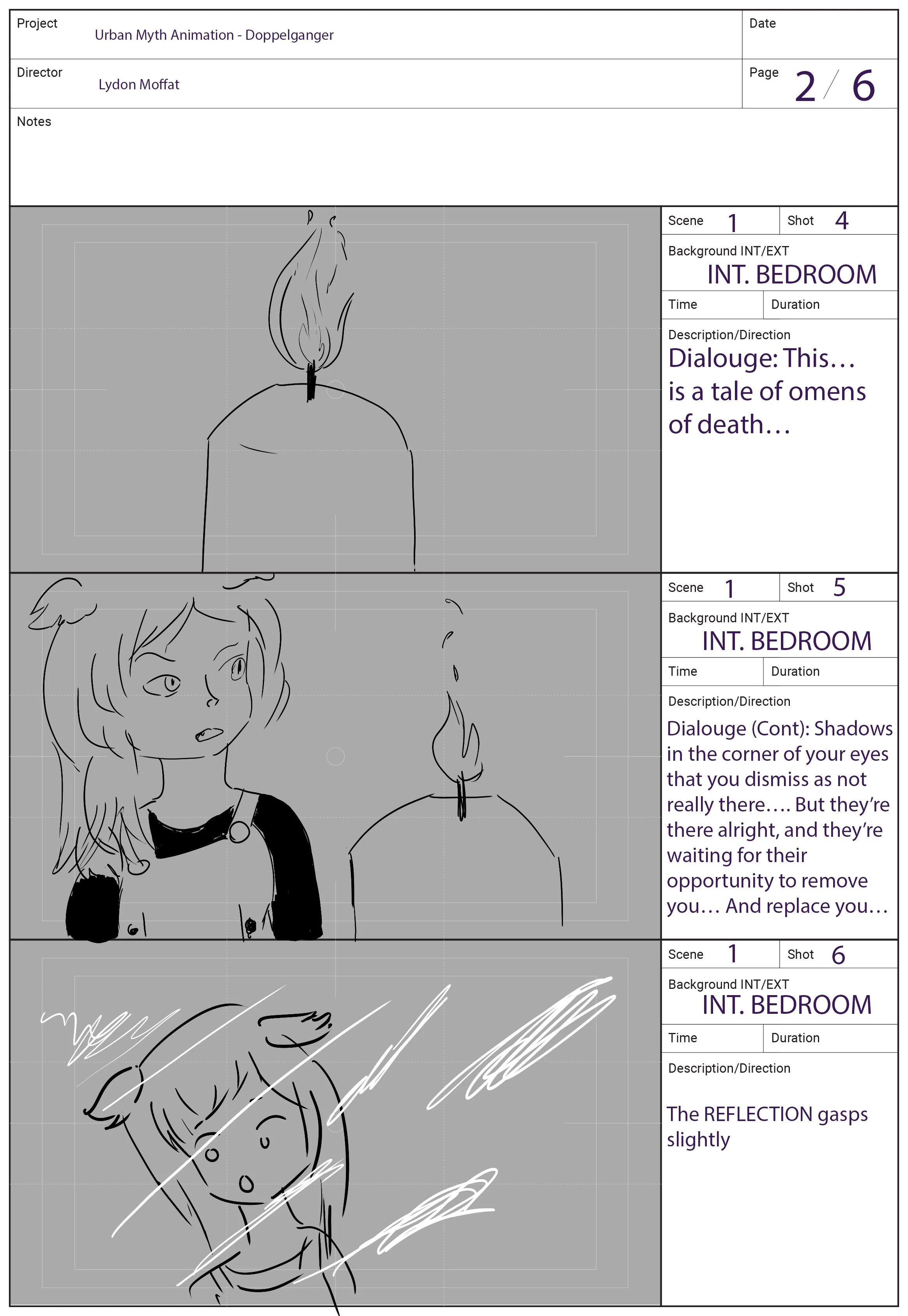 Urban Legends Storyboards Page 2