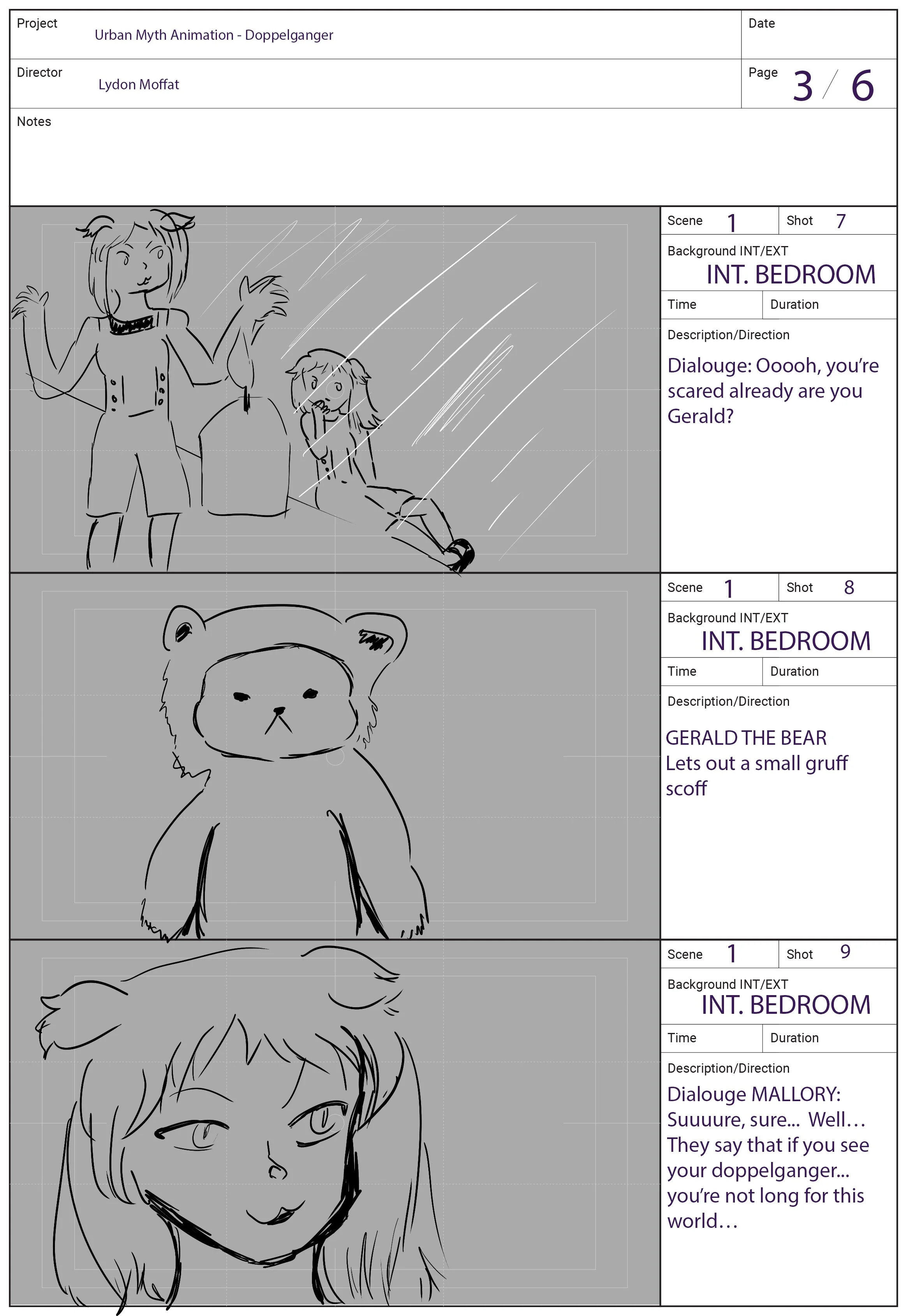 Urban Legends Storyboards Page 3